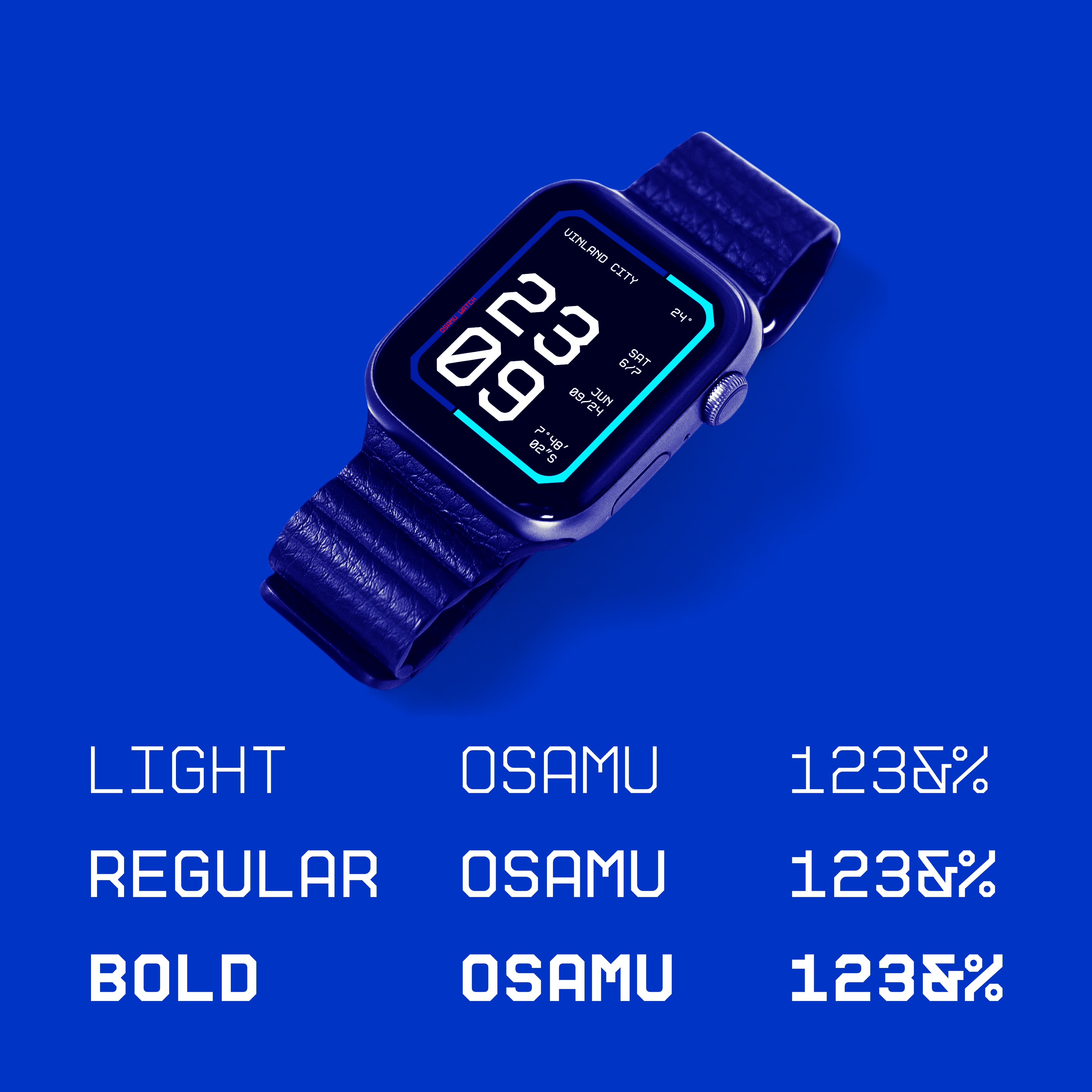 Osamu Monospaced Typeface