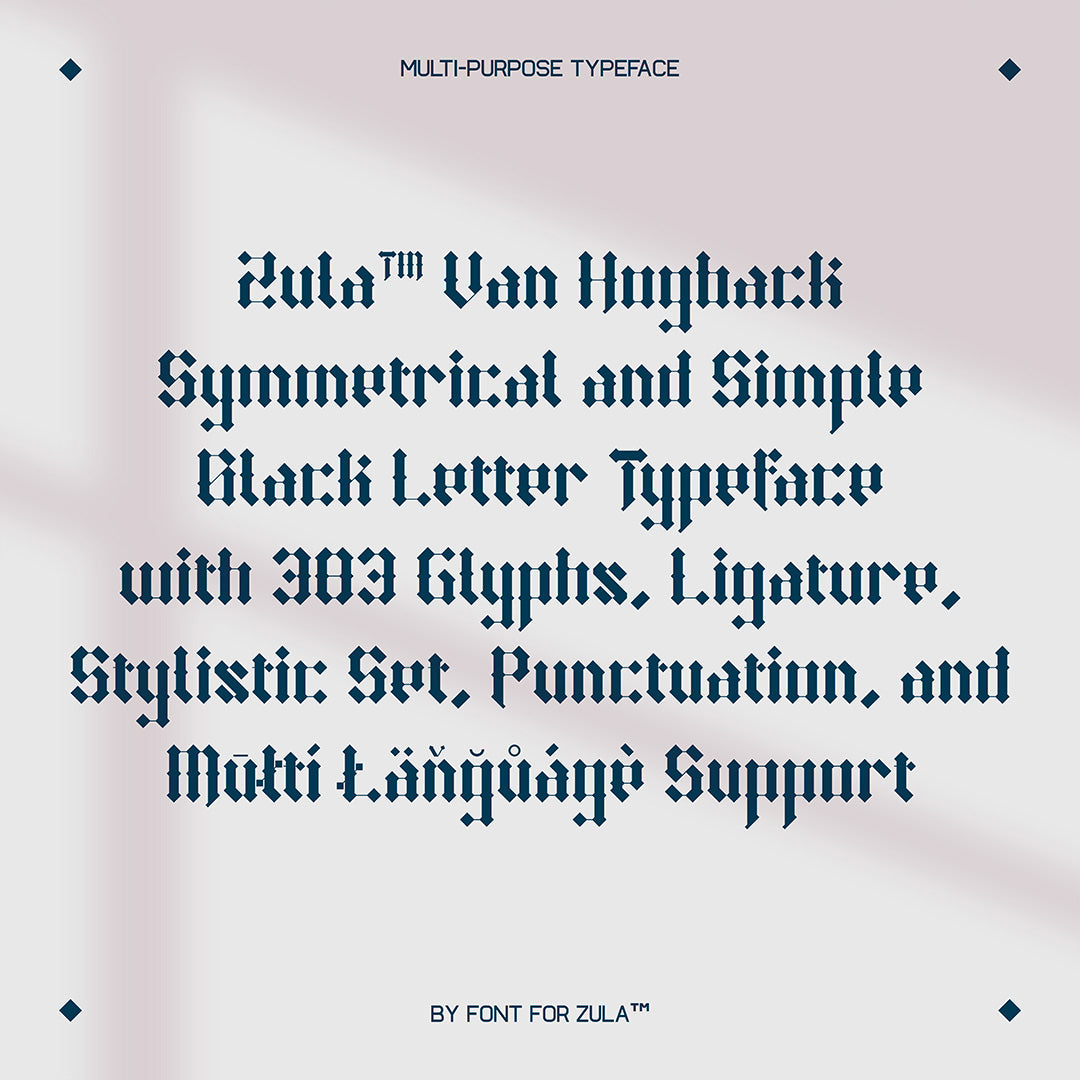 Van Hogback Typeface