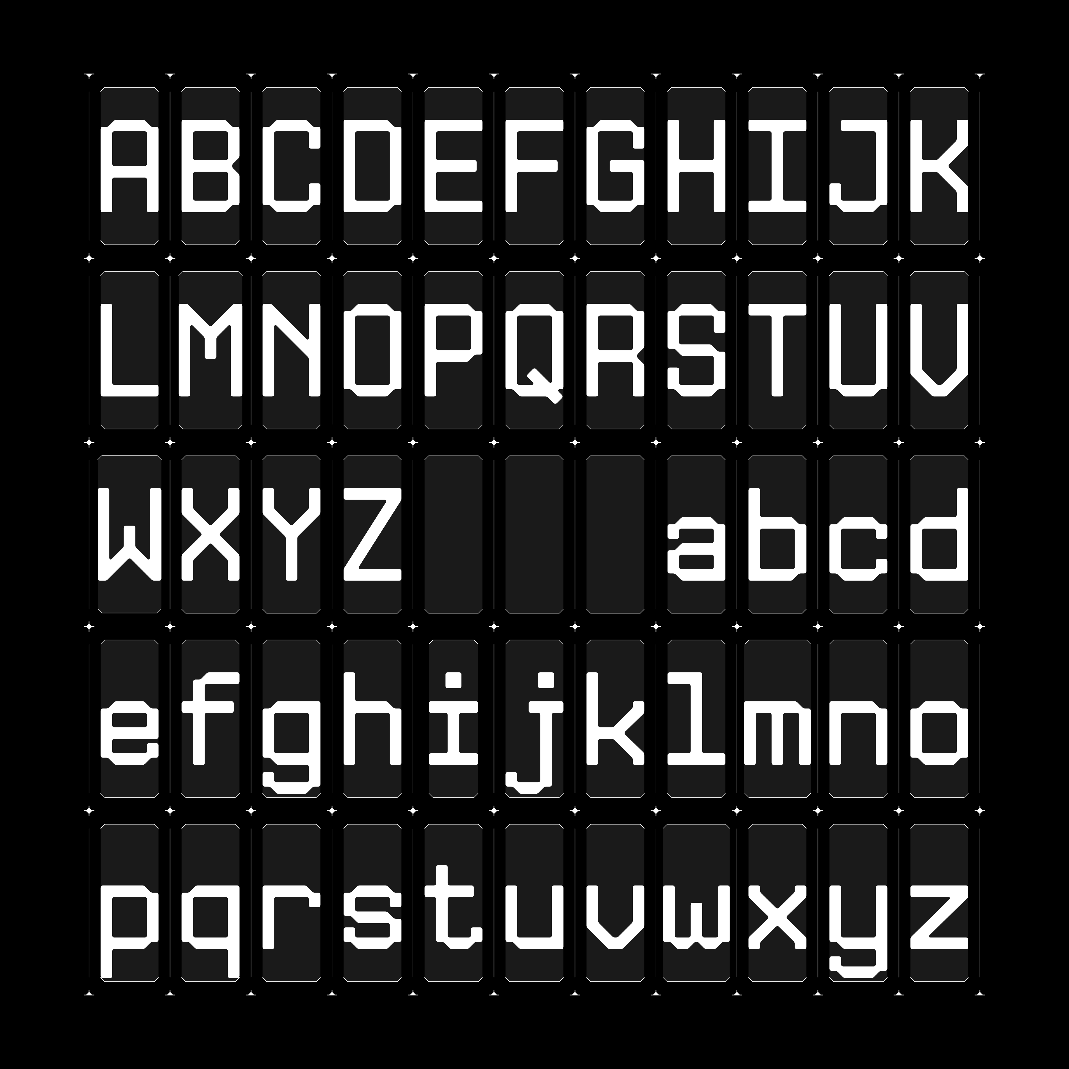 Astro Monospaced Typeface