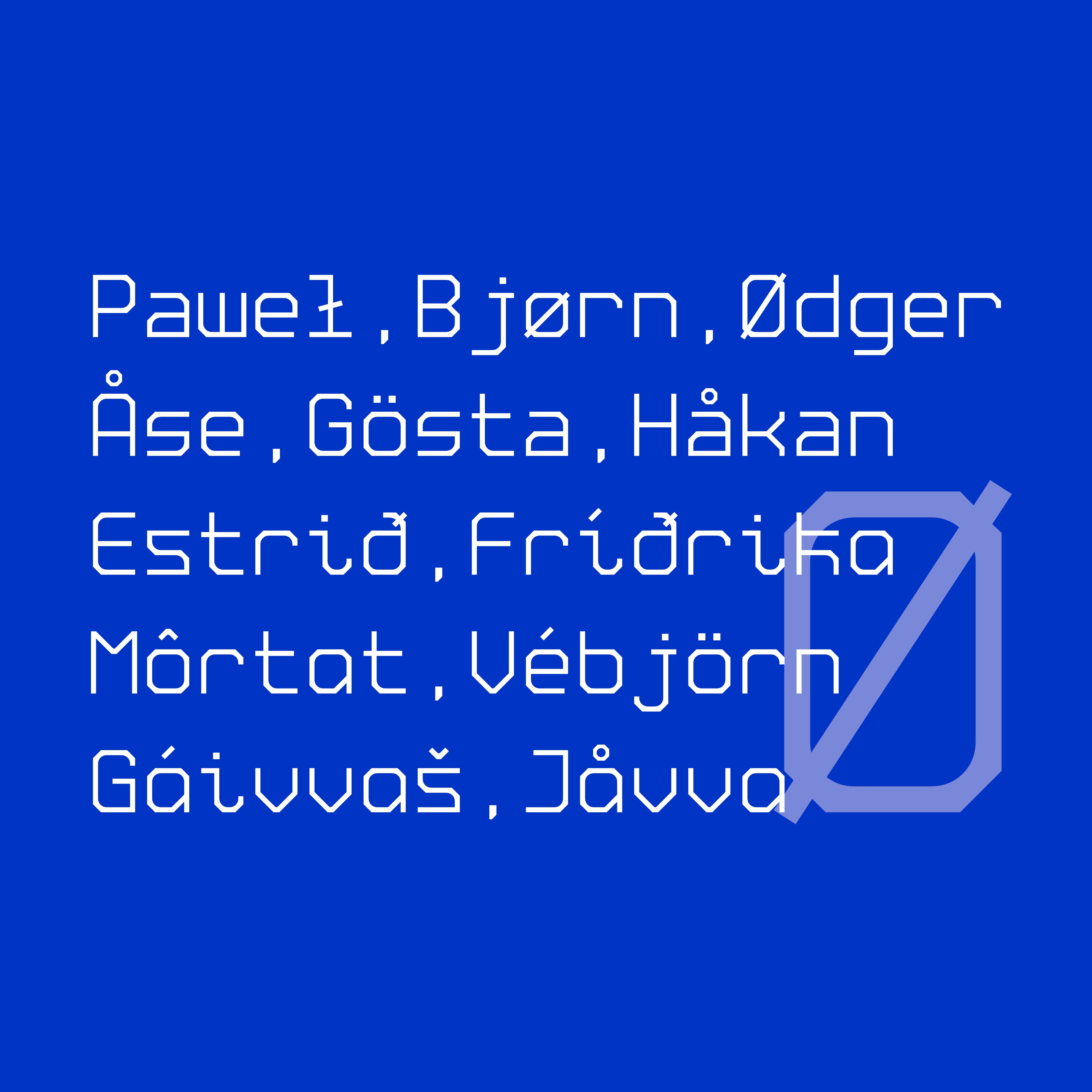 Osamu Monospaced Typeface