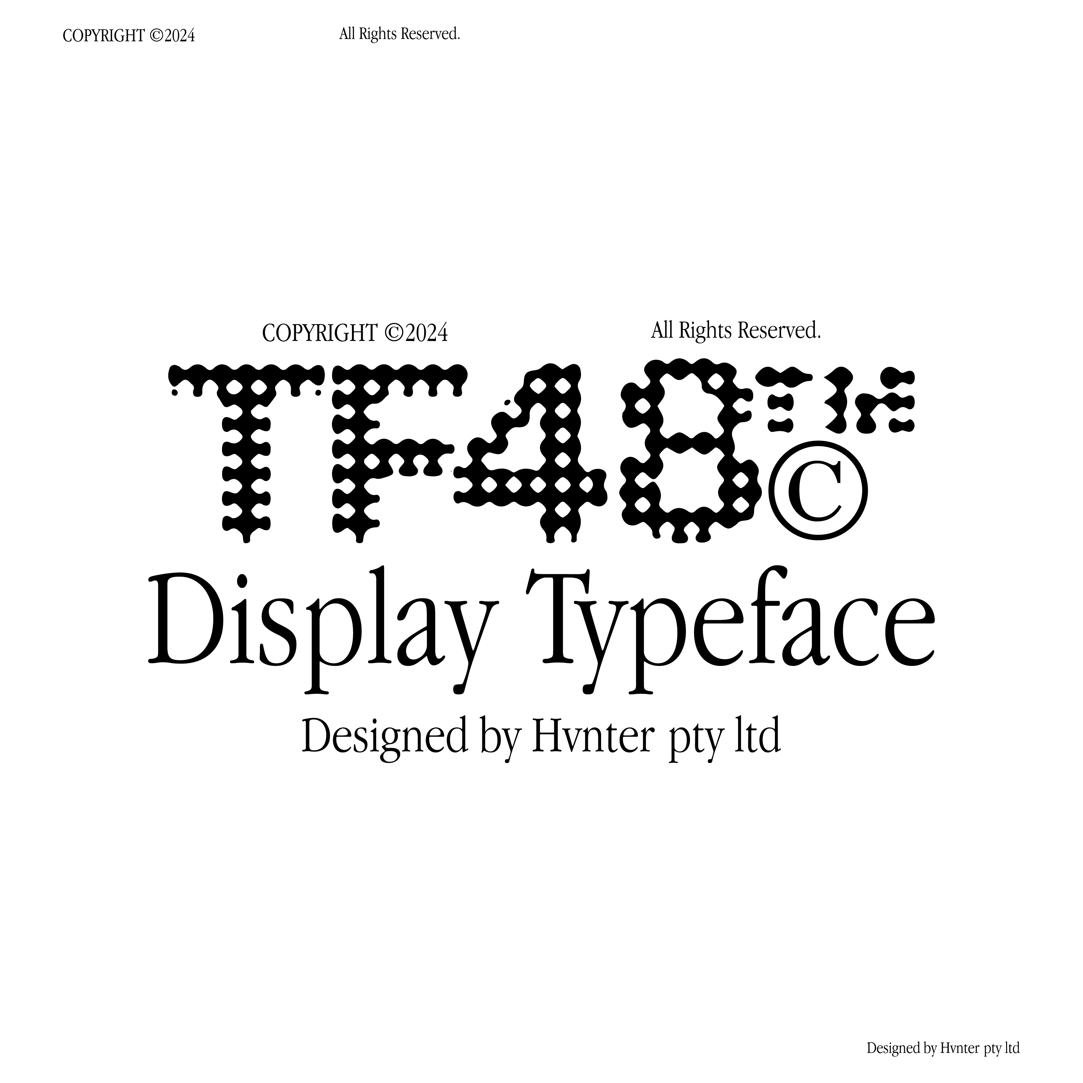 TF48 Typeface