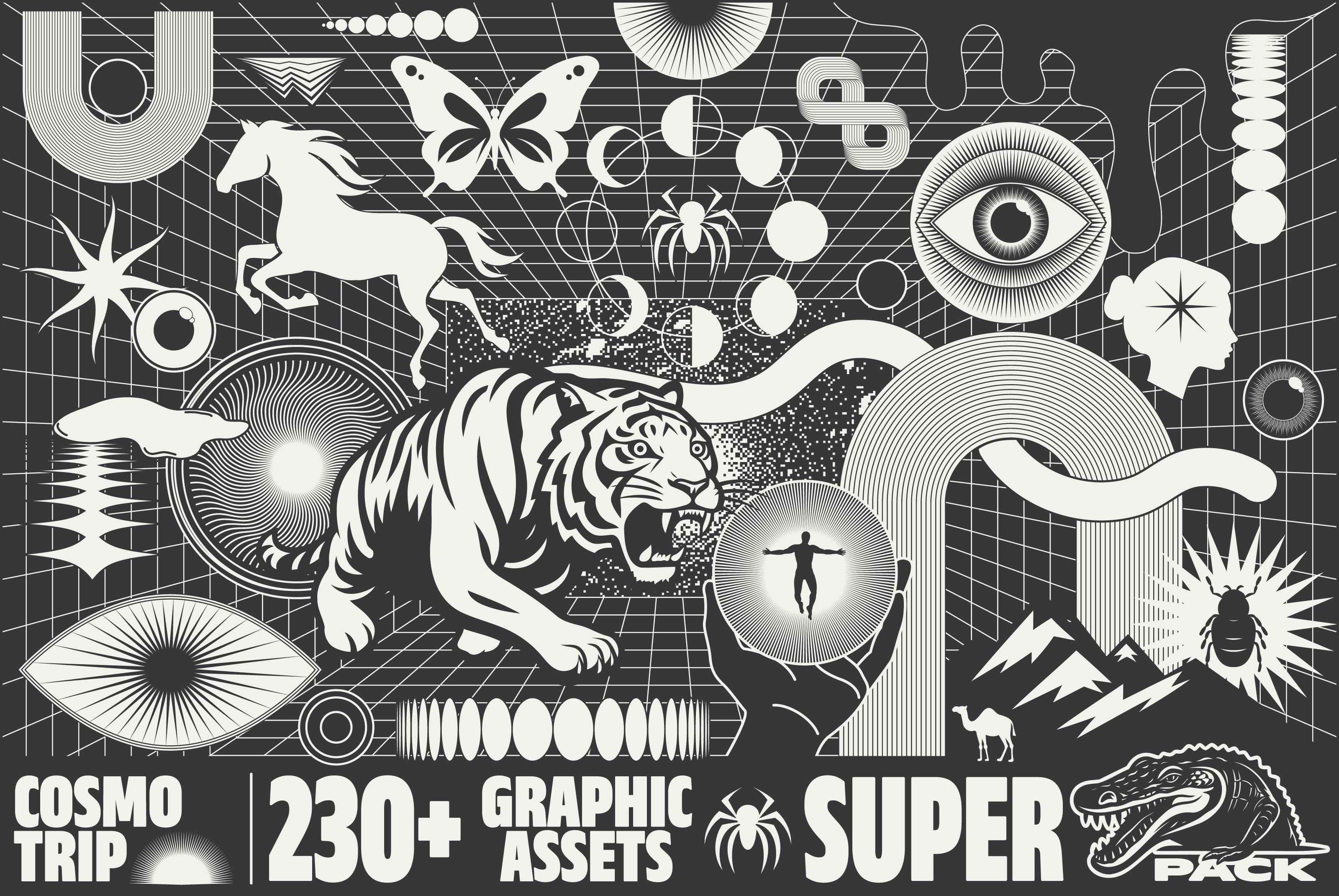 230+ Bold Graphics Super Pack