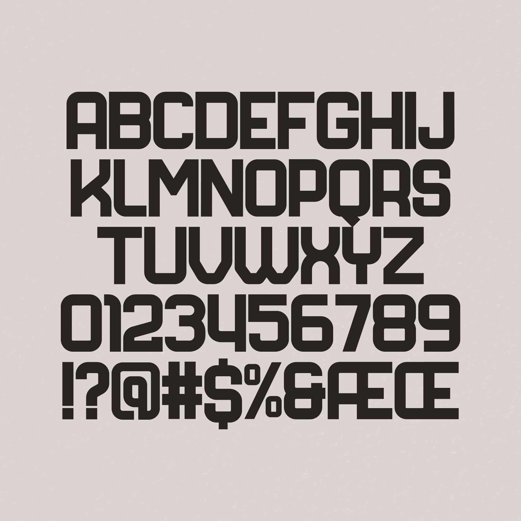 NORTHDEN TYPEFACE