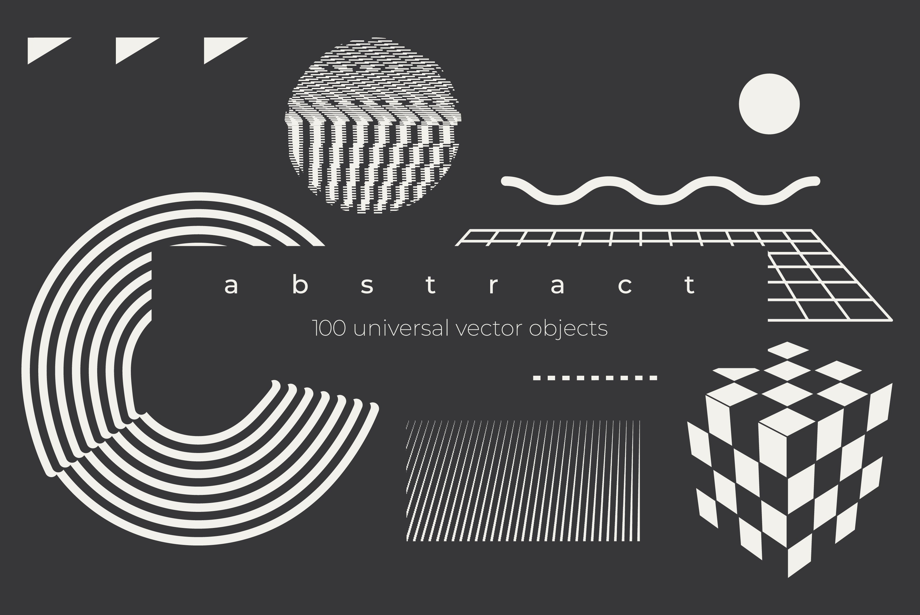 Abstract 100 Universal Vector Object