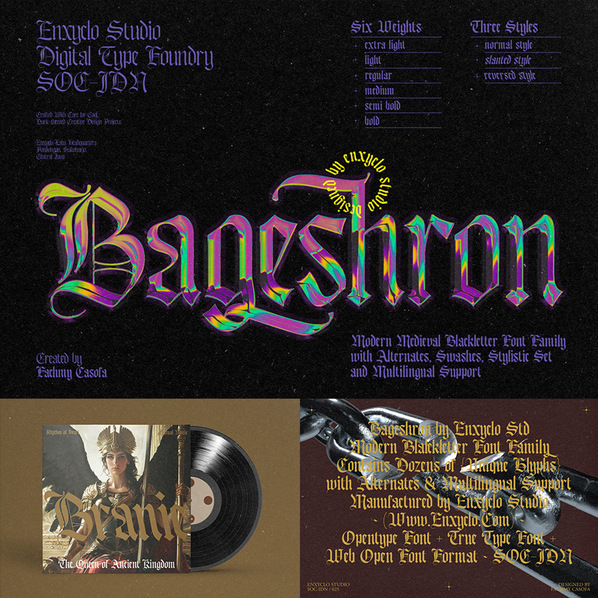 Bageshron Font Family