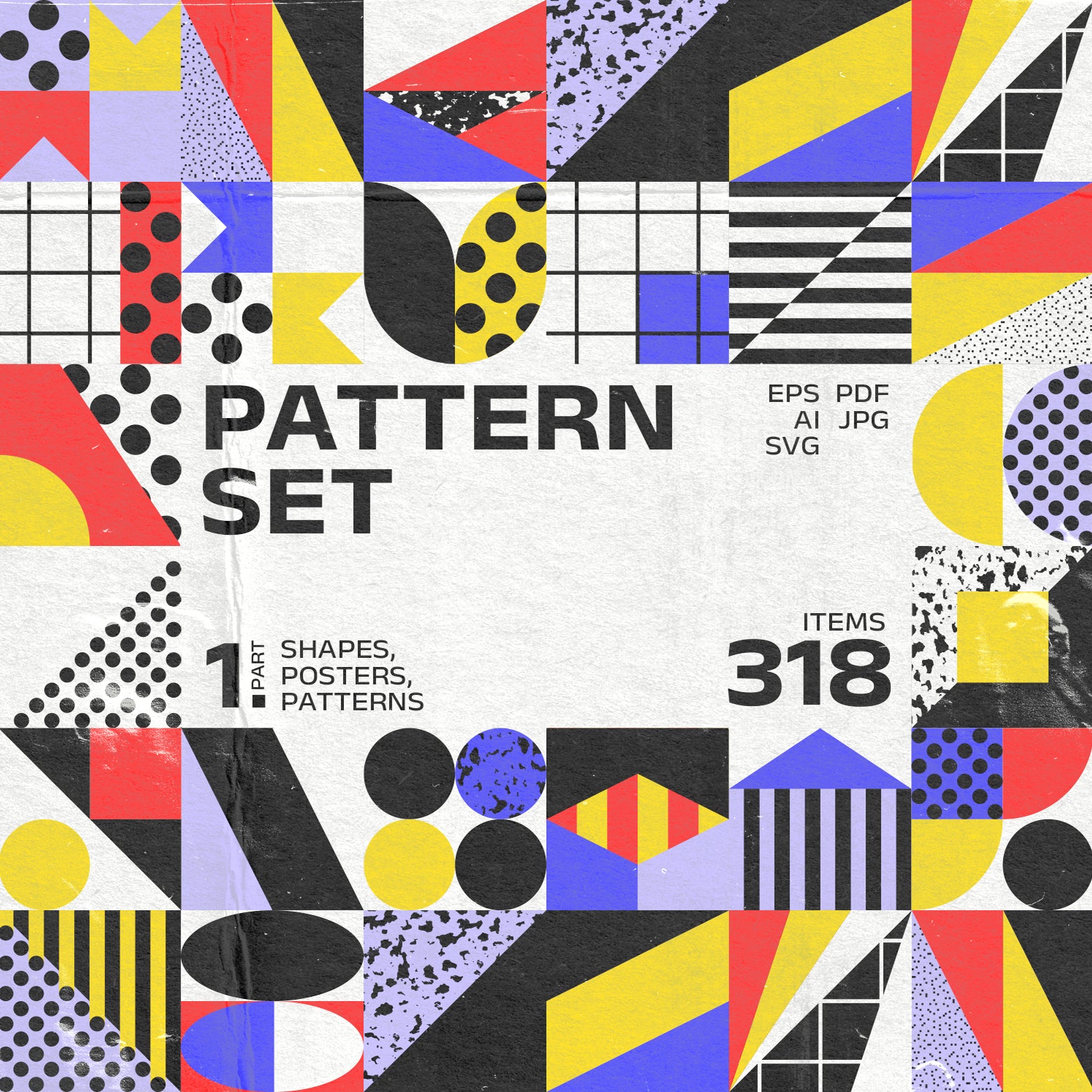 318 Shapes Patterns Posters Part 1