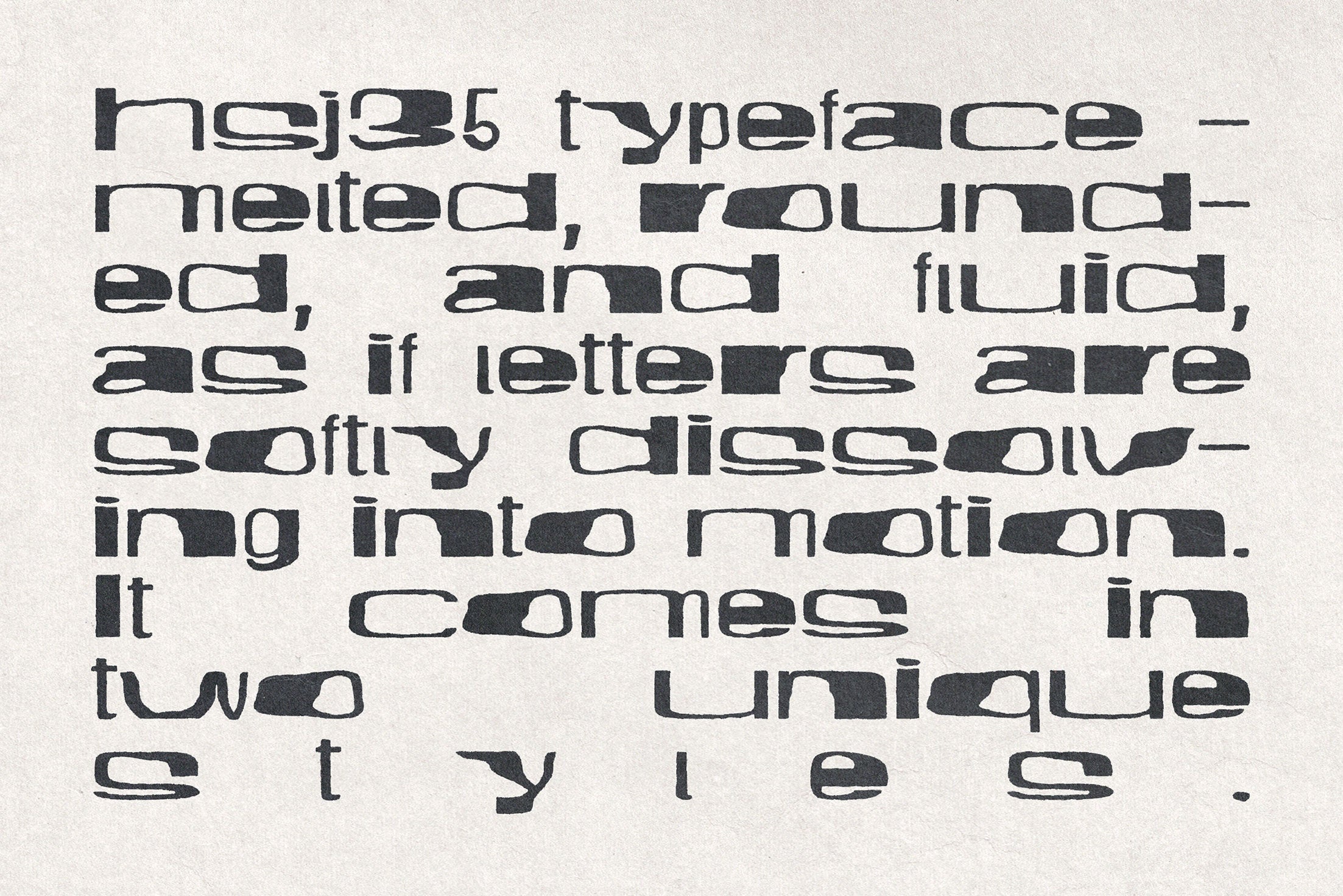 hsj35 typeface