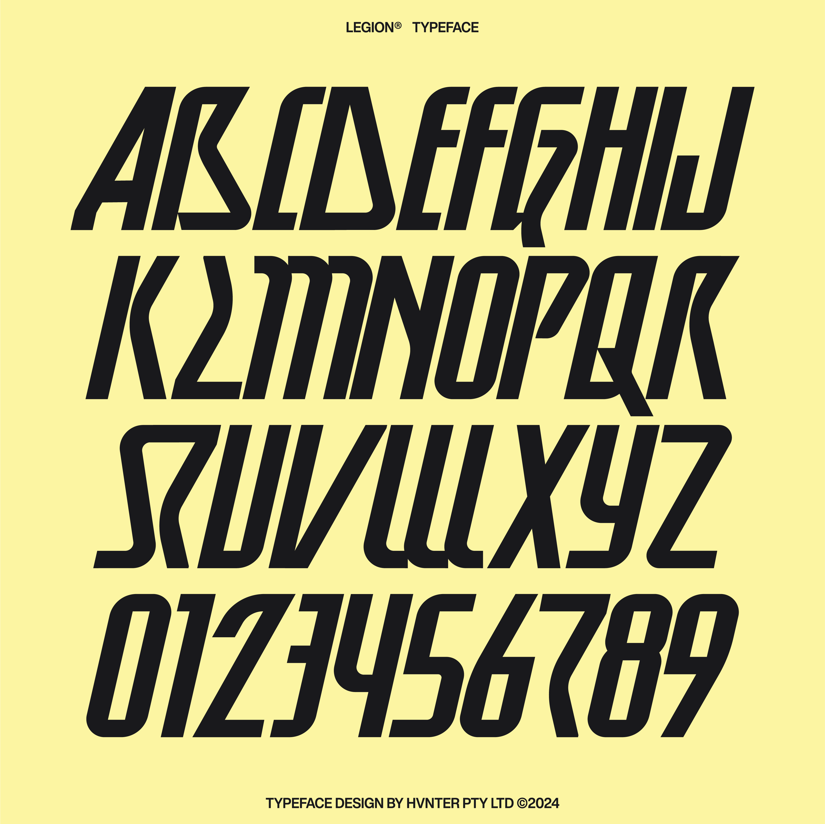 Legion Typeface