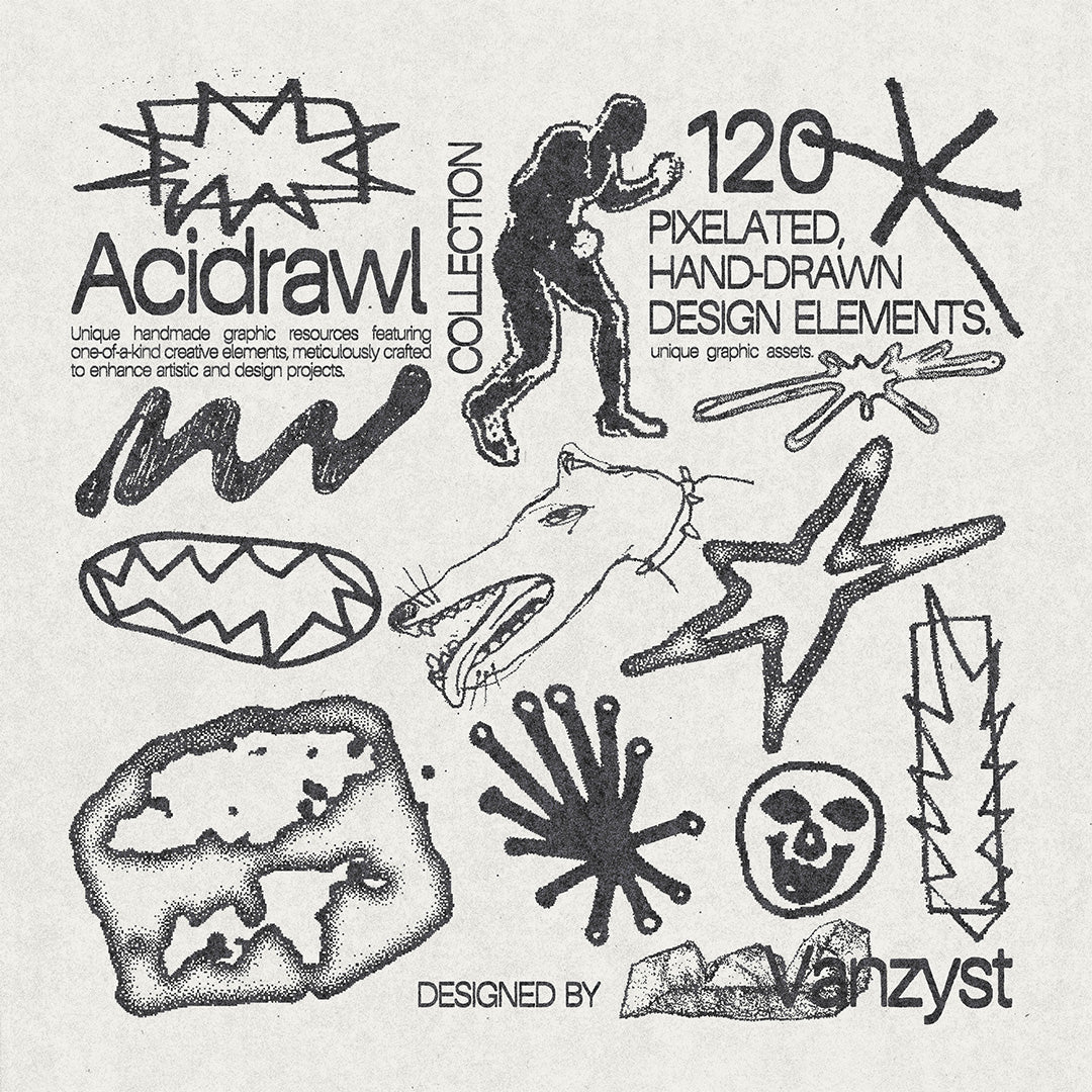 120 Acidrawl Graphic Pack