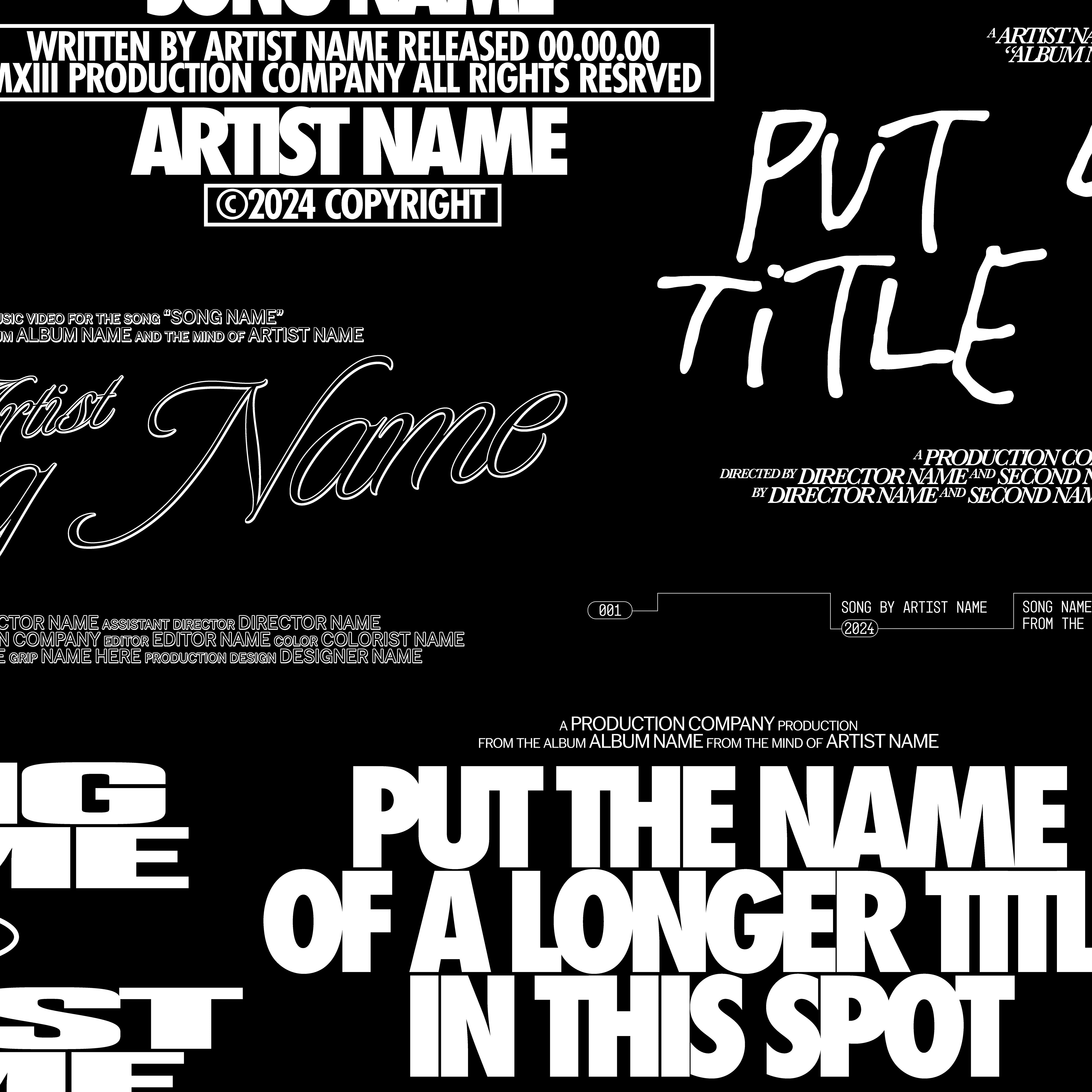 Music Video Title Cards - secret-cache