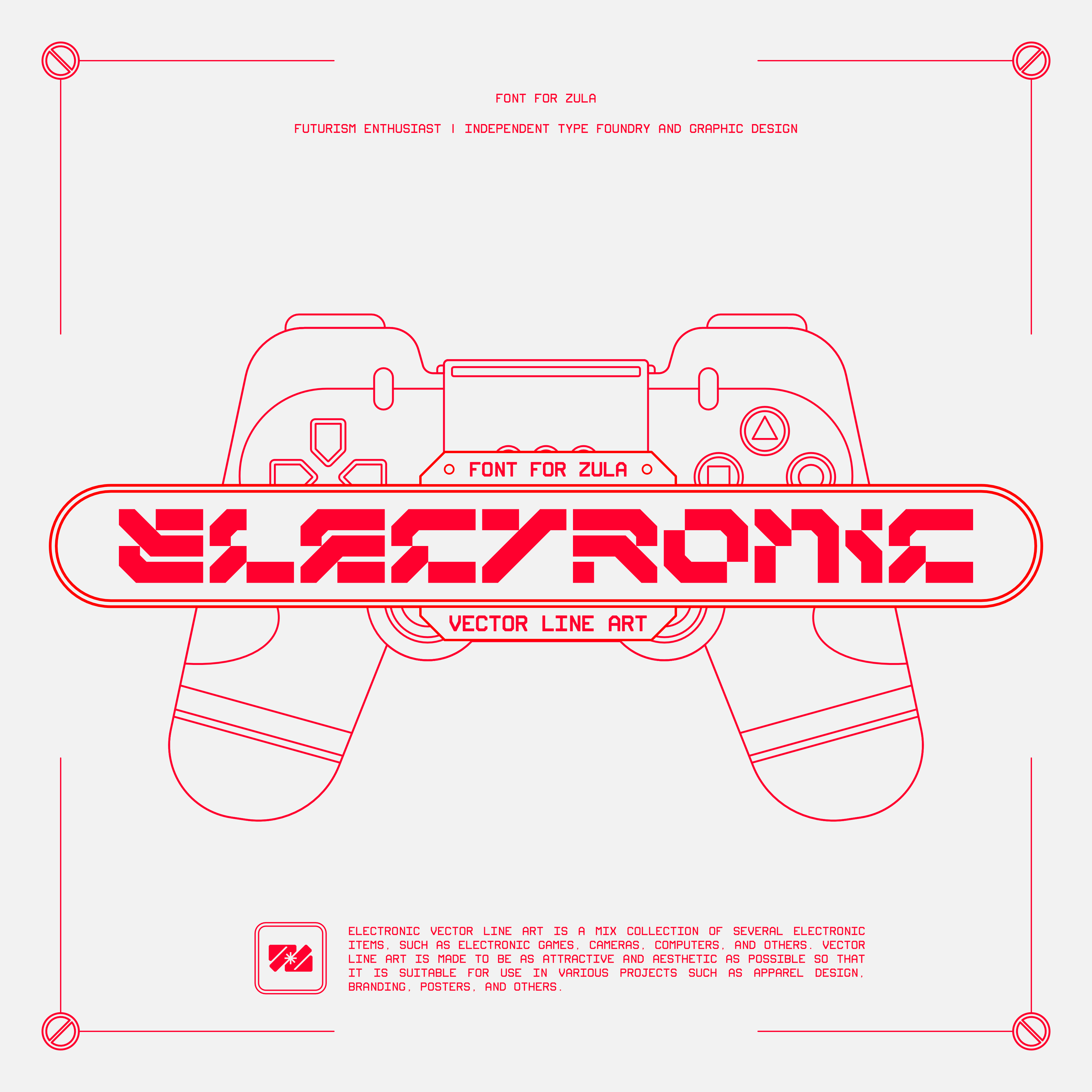 Electronic Vector Line Art - secret-cache