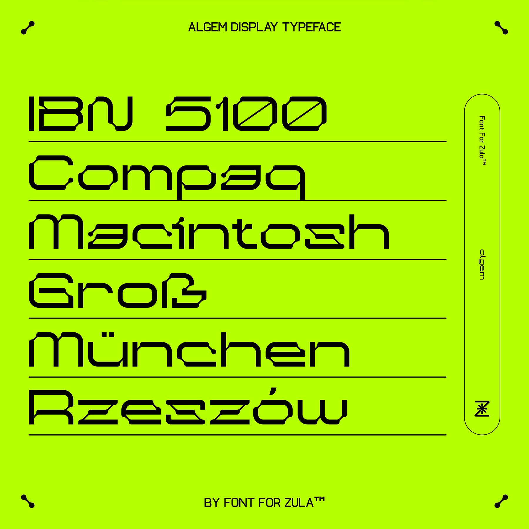 ALGEM Typeface - secret-cache