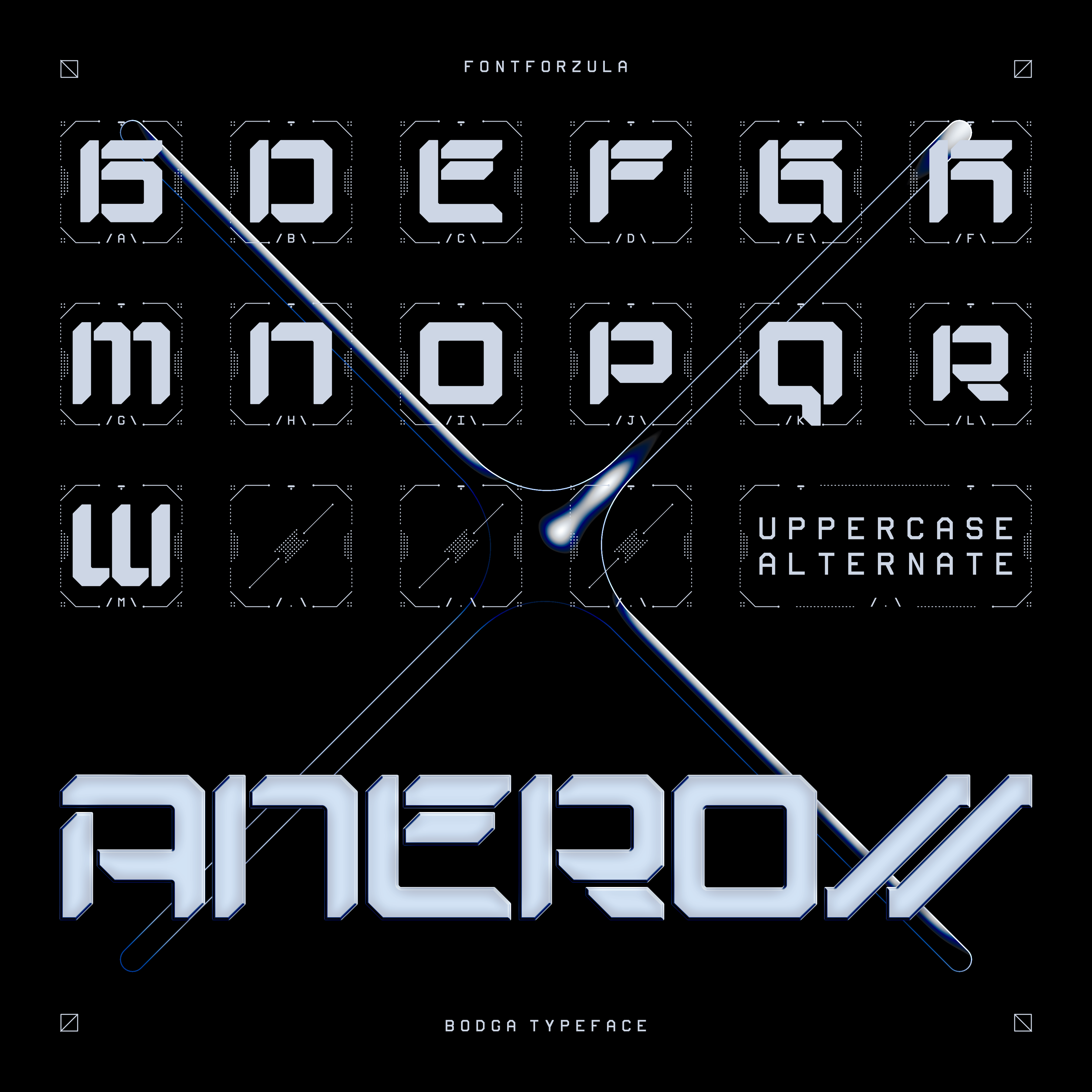 Bodga Typeface - secret-cache