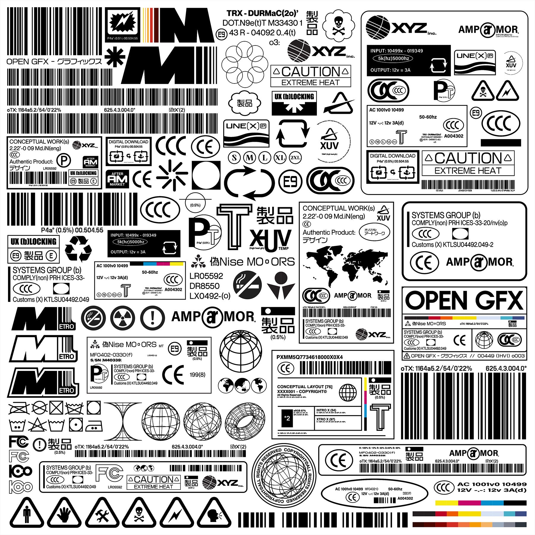 Label Asset Pack - secret-cache