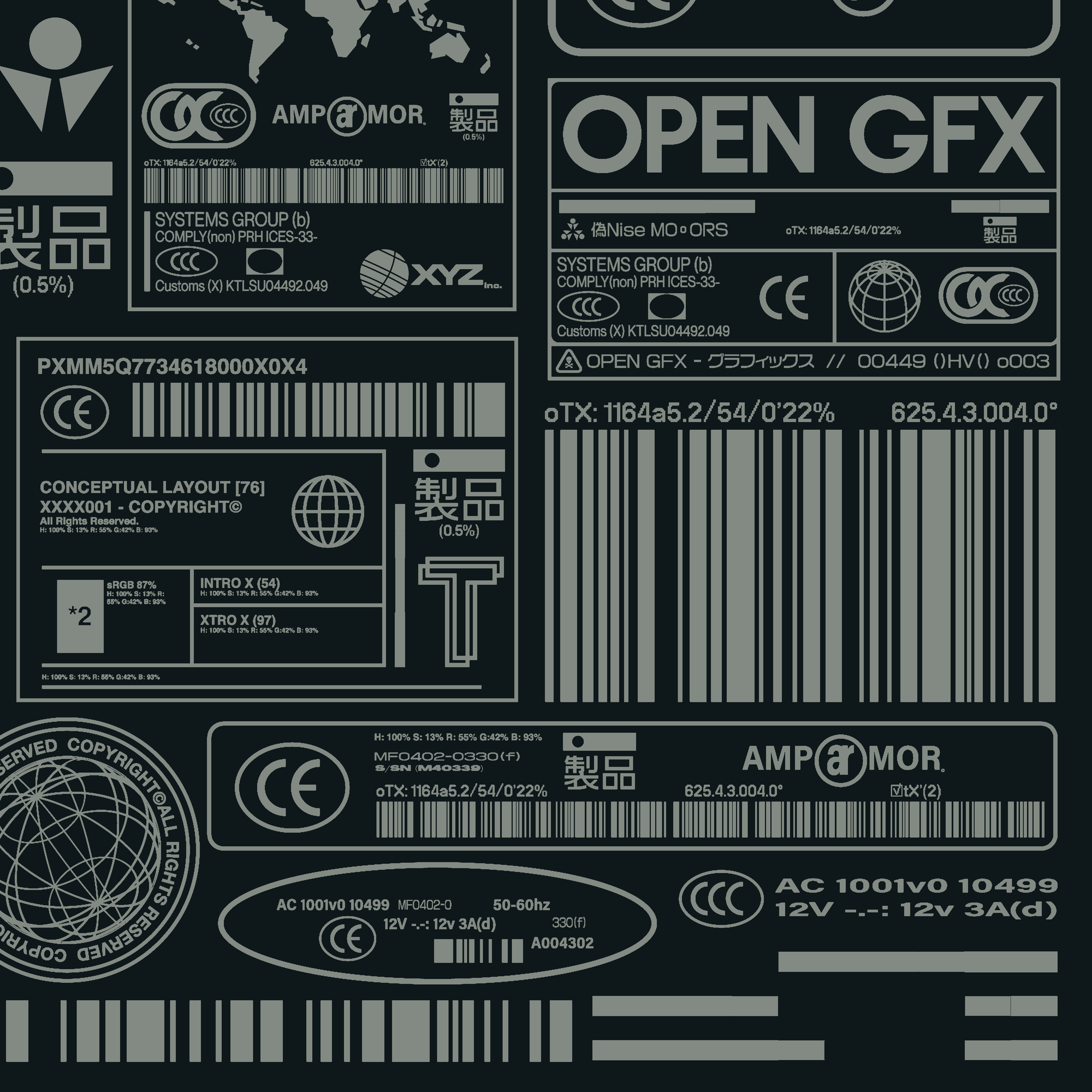 Label Asset Pack - secret-cache