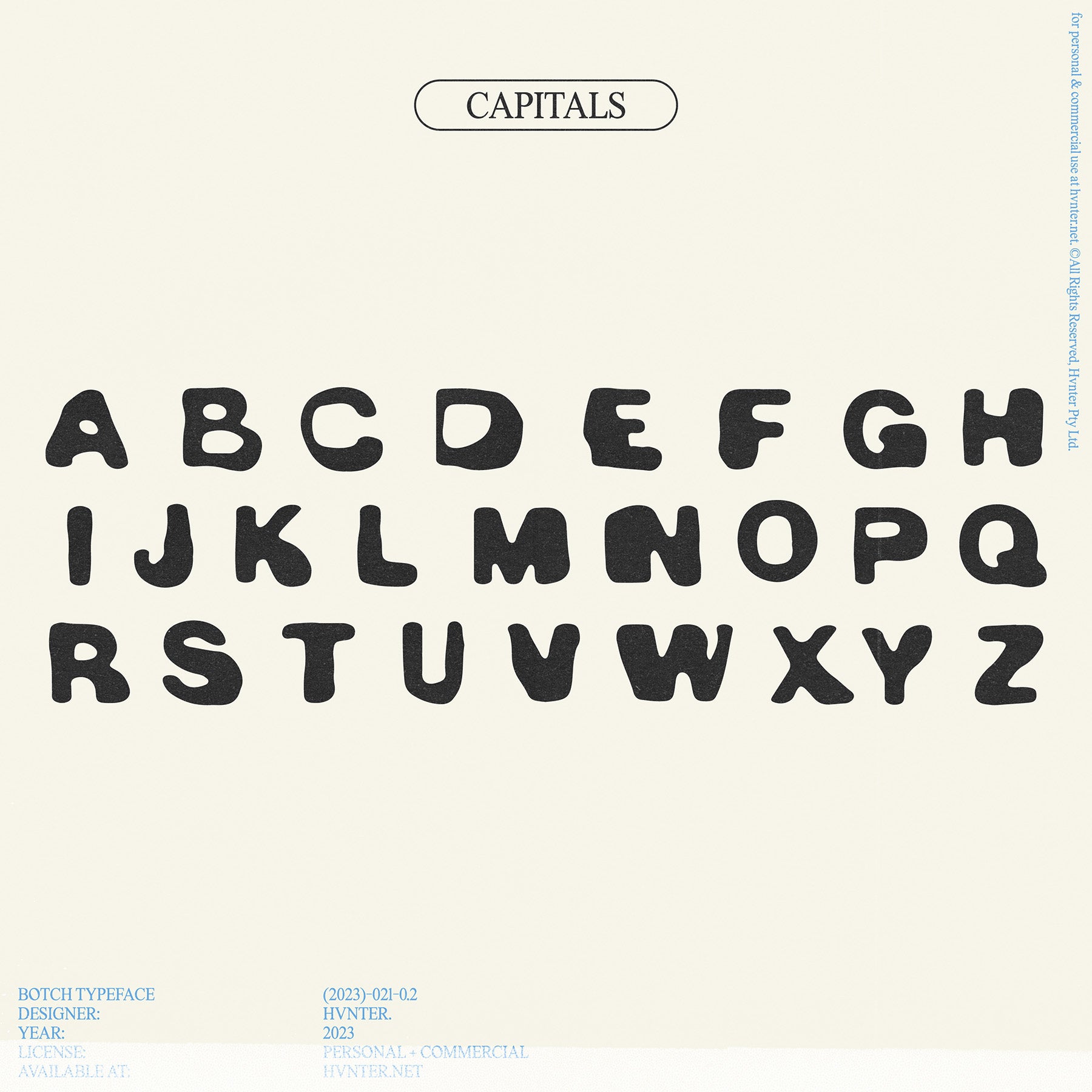 Botch Typeface - secret-cache