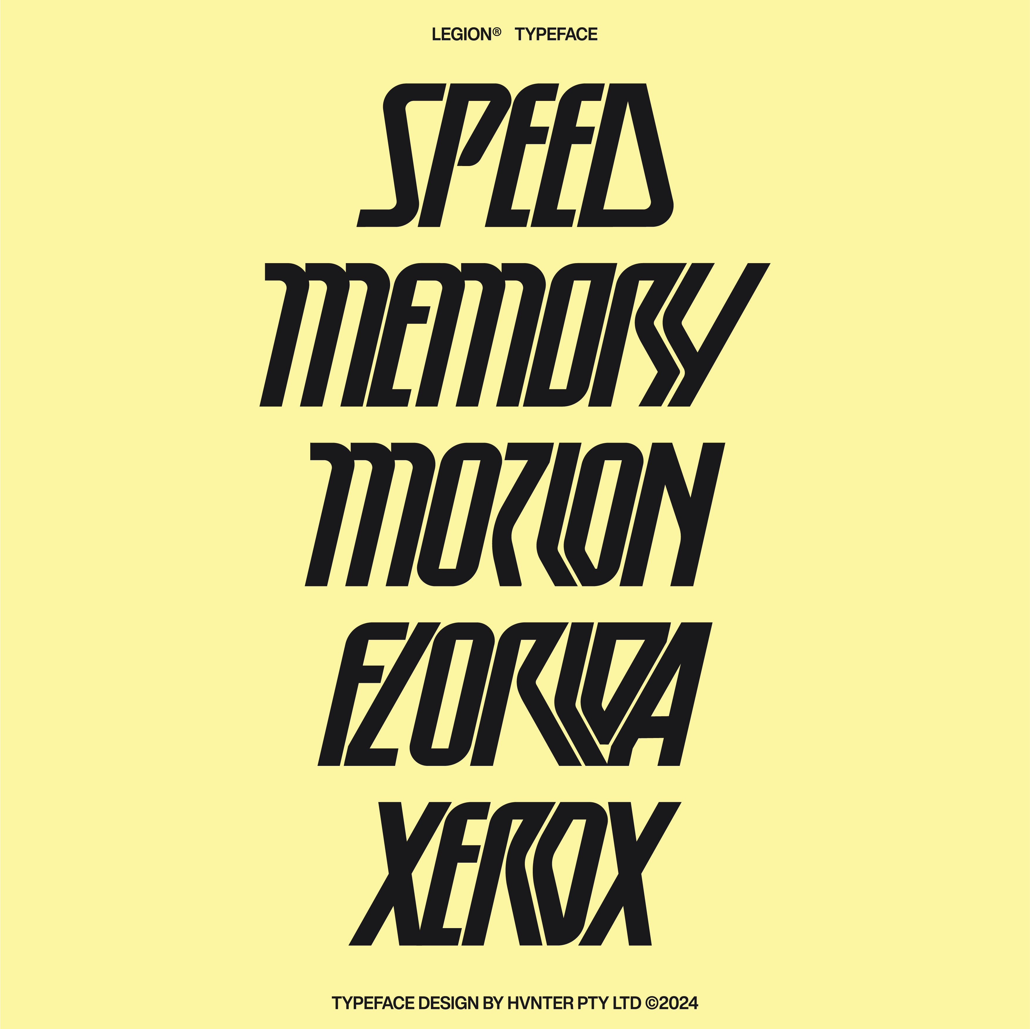 Legion Typeface - secret-cache