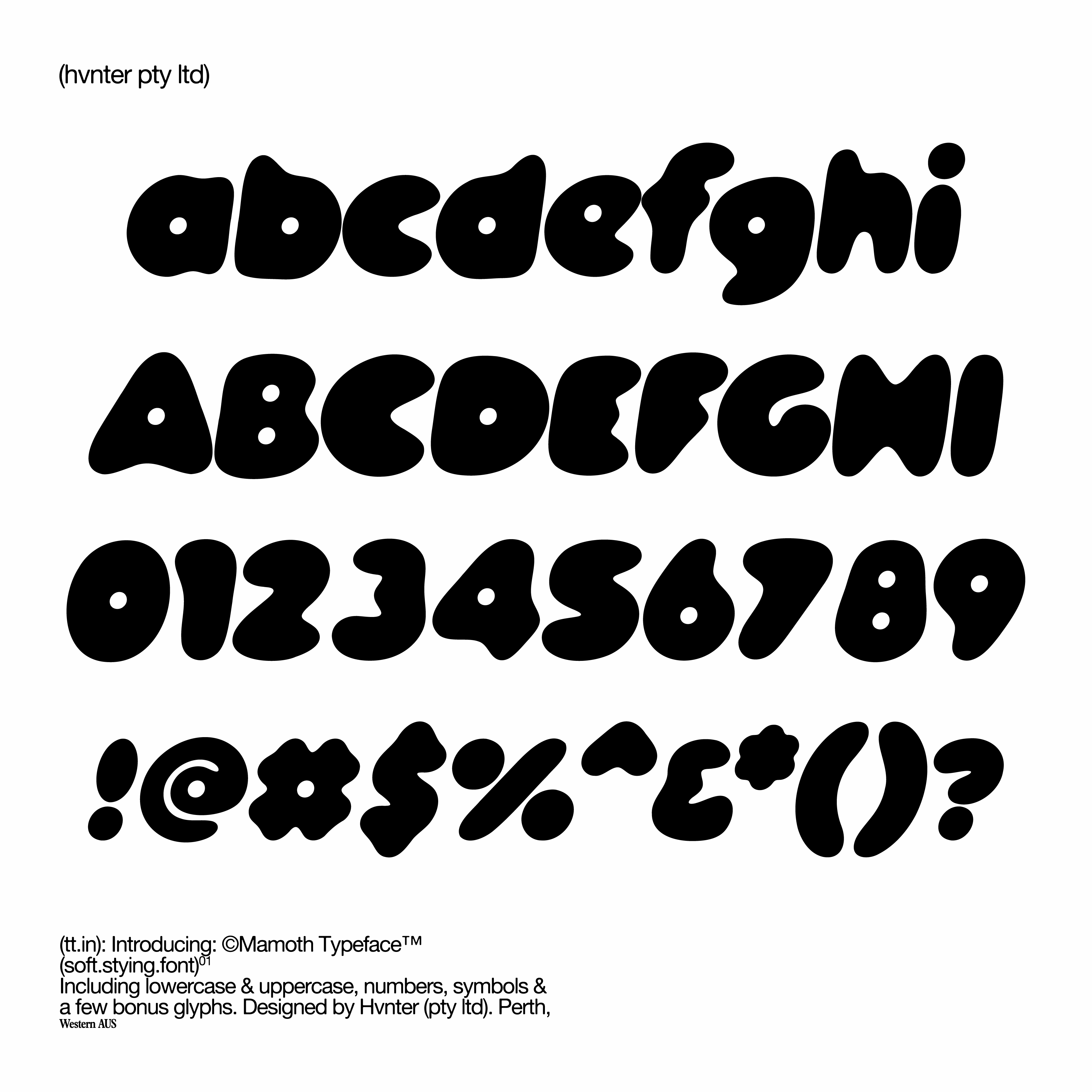 Mamoth Typeface - secret-cache