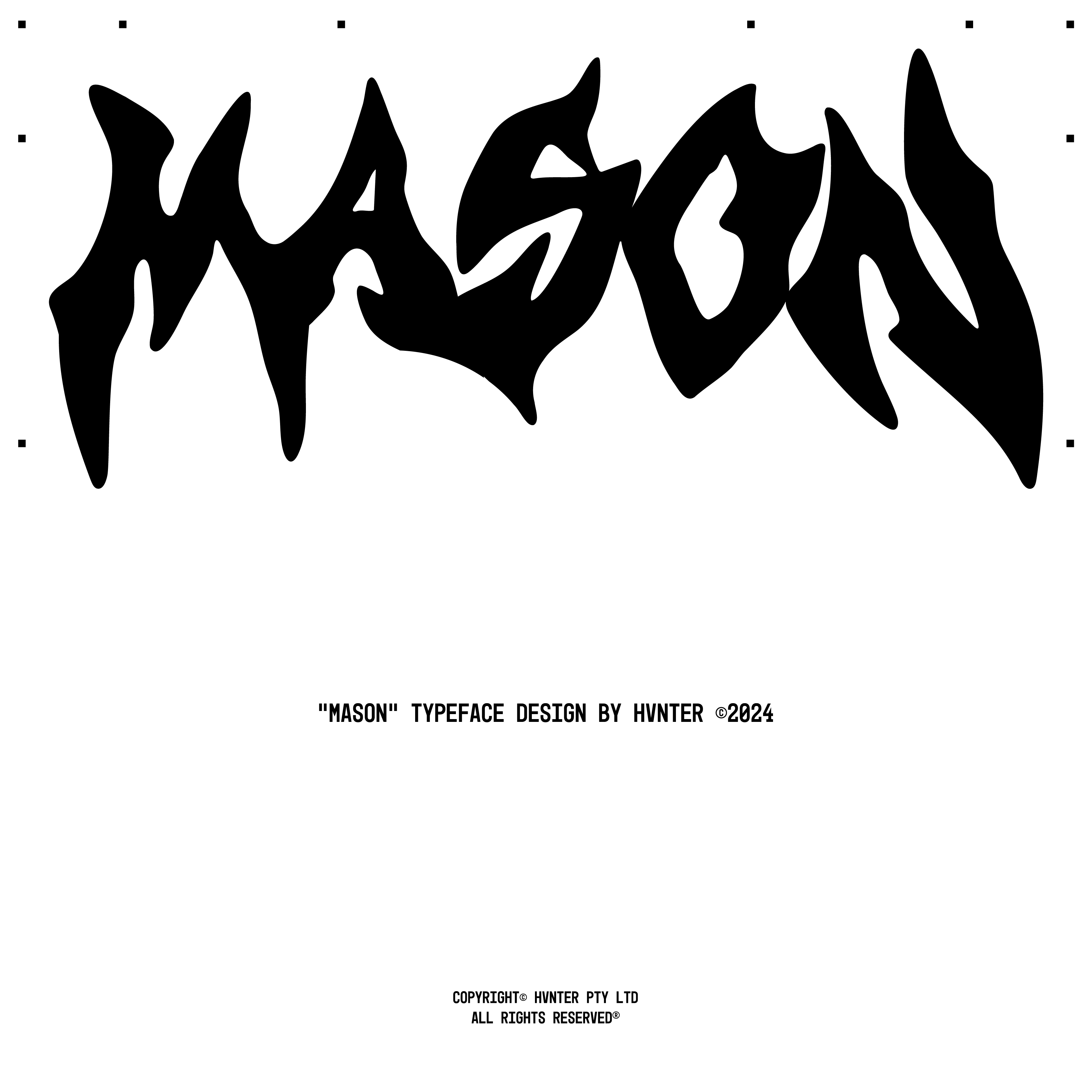 Mason Typeface - secret-cache