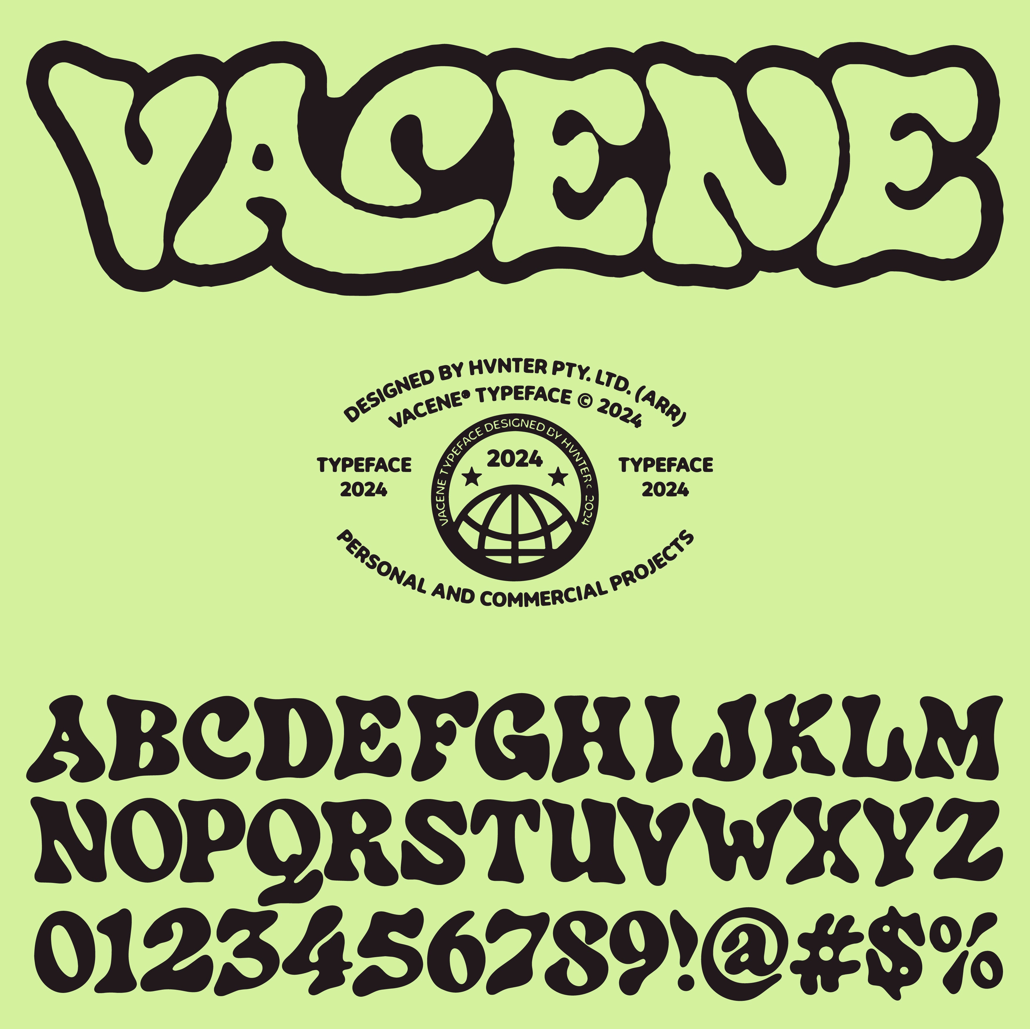 Vacene Typeface