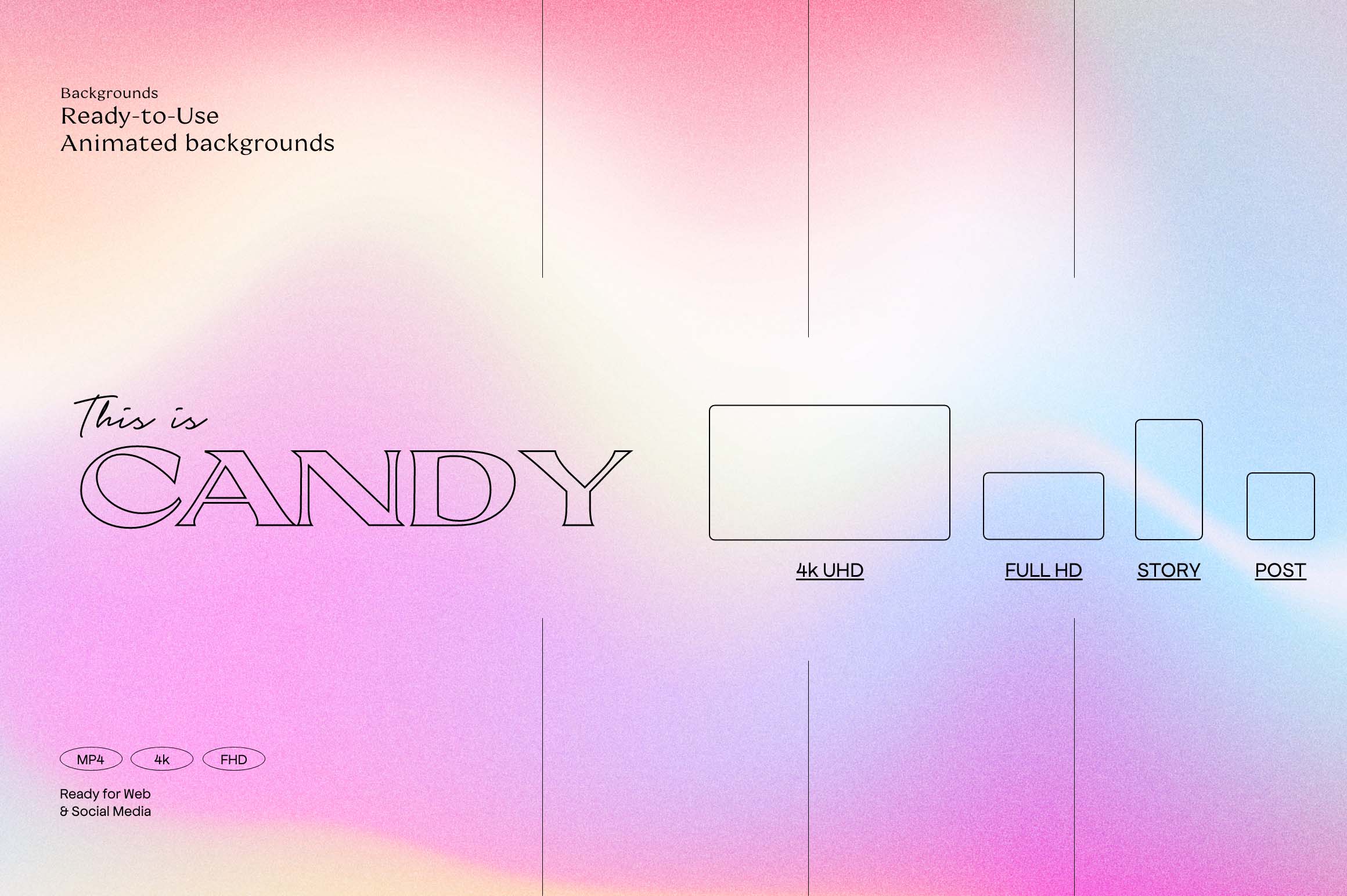 Candy - Animated Gradients Backgrounds - secret-cache
