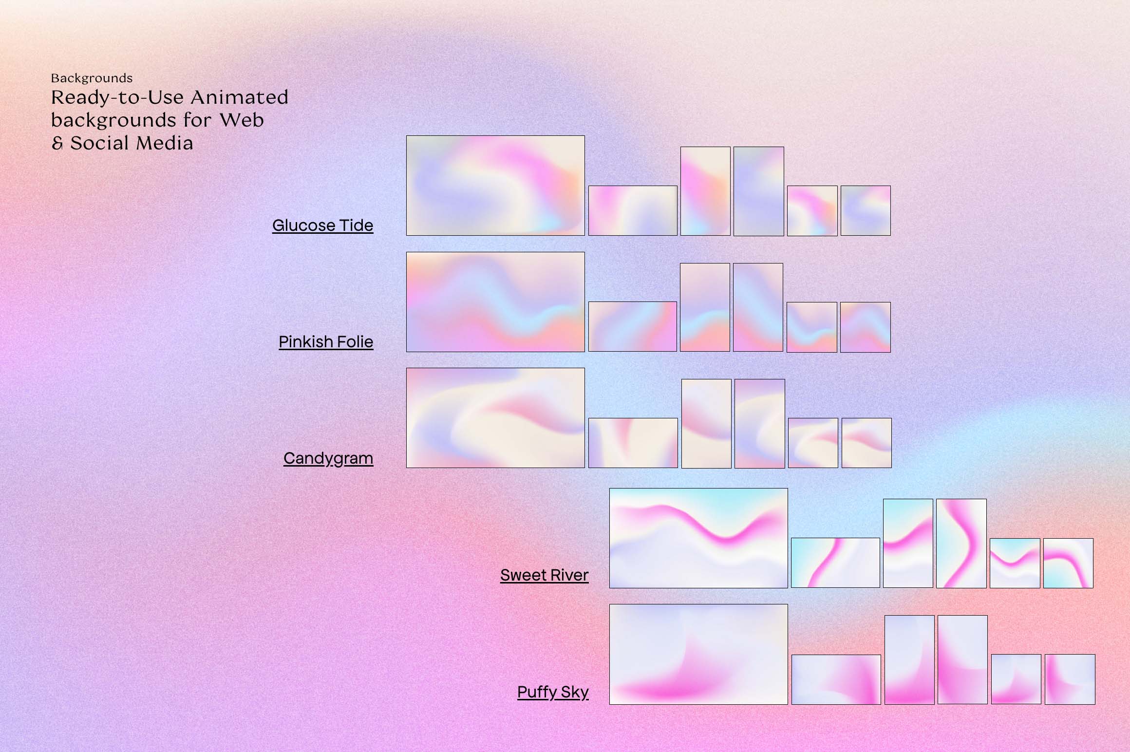 Candy - Animated Gradients Backgrounds - secret-cache