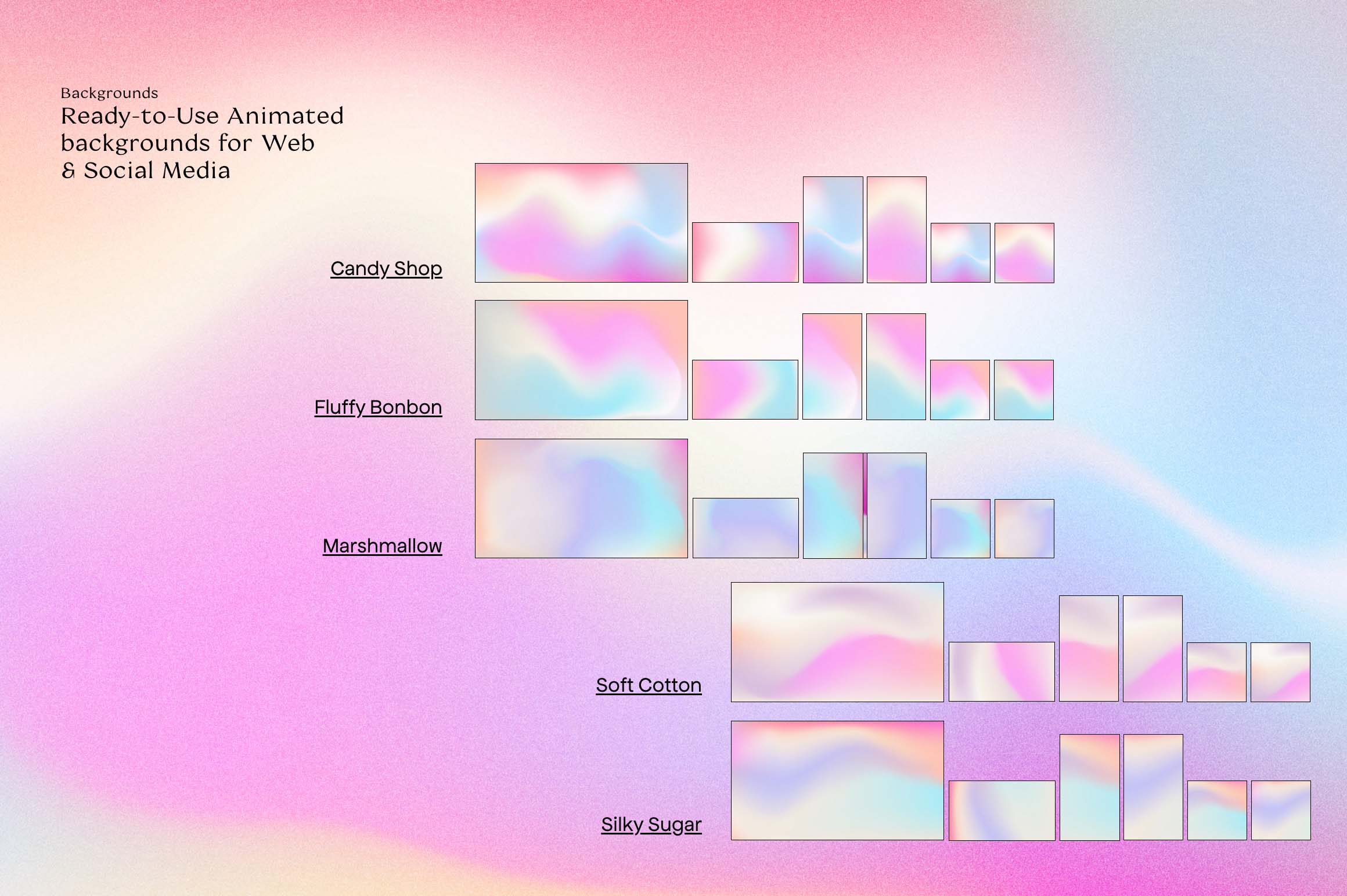 Candy - Animated Gradients Backgrounds - secret-cache
