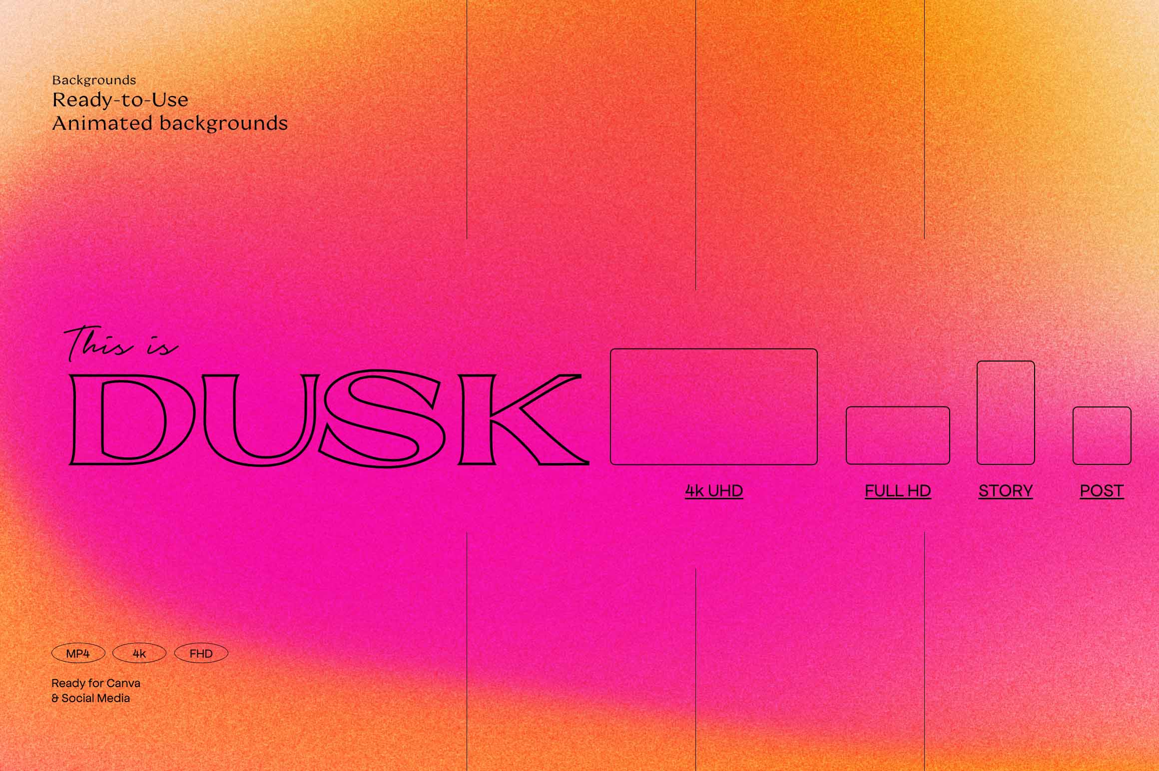 Dusk - Animated Gradients - secret-cache