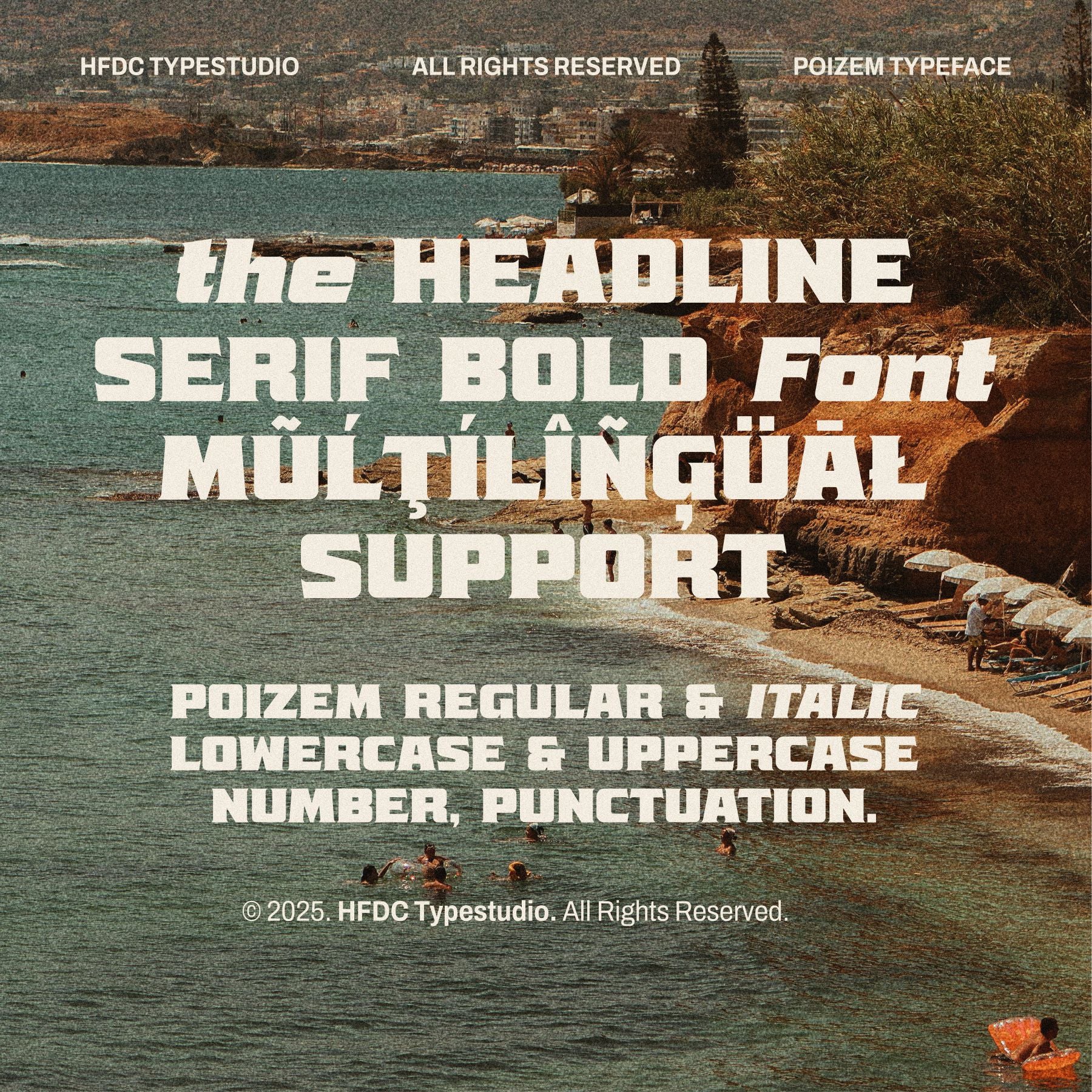Poizem Serif Typeface