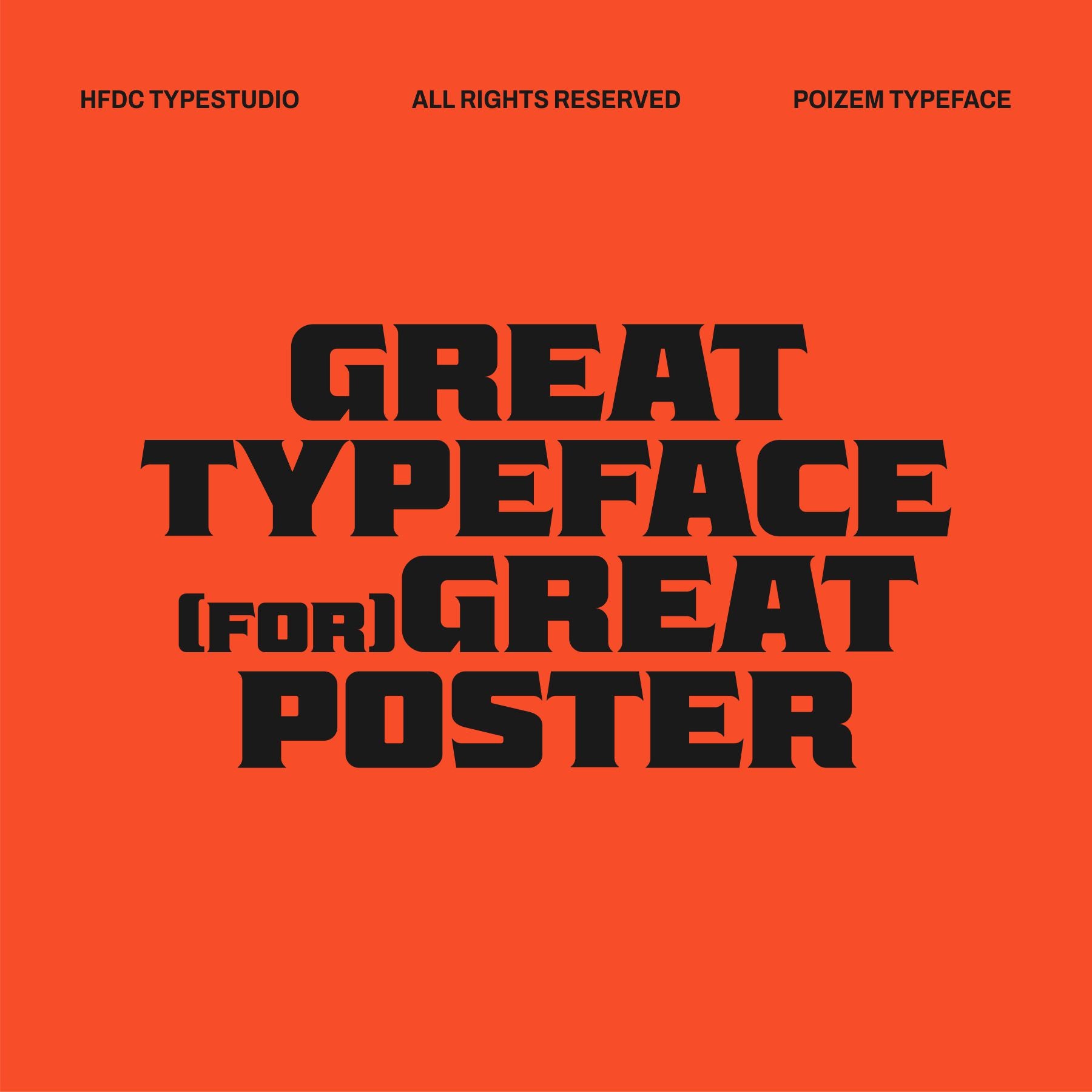 Poizem Serif Typeface