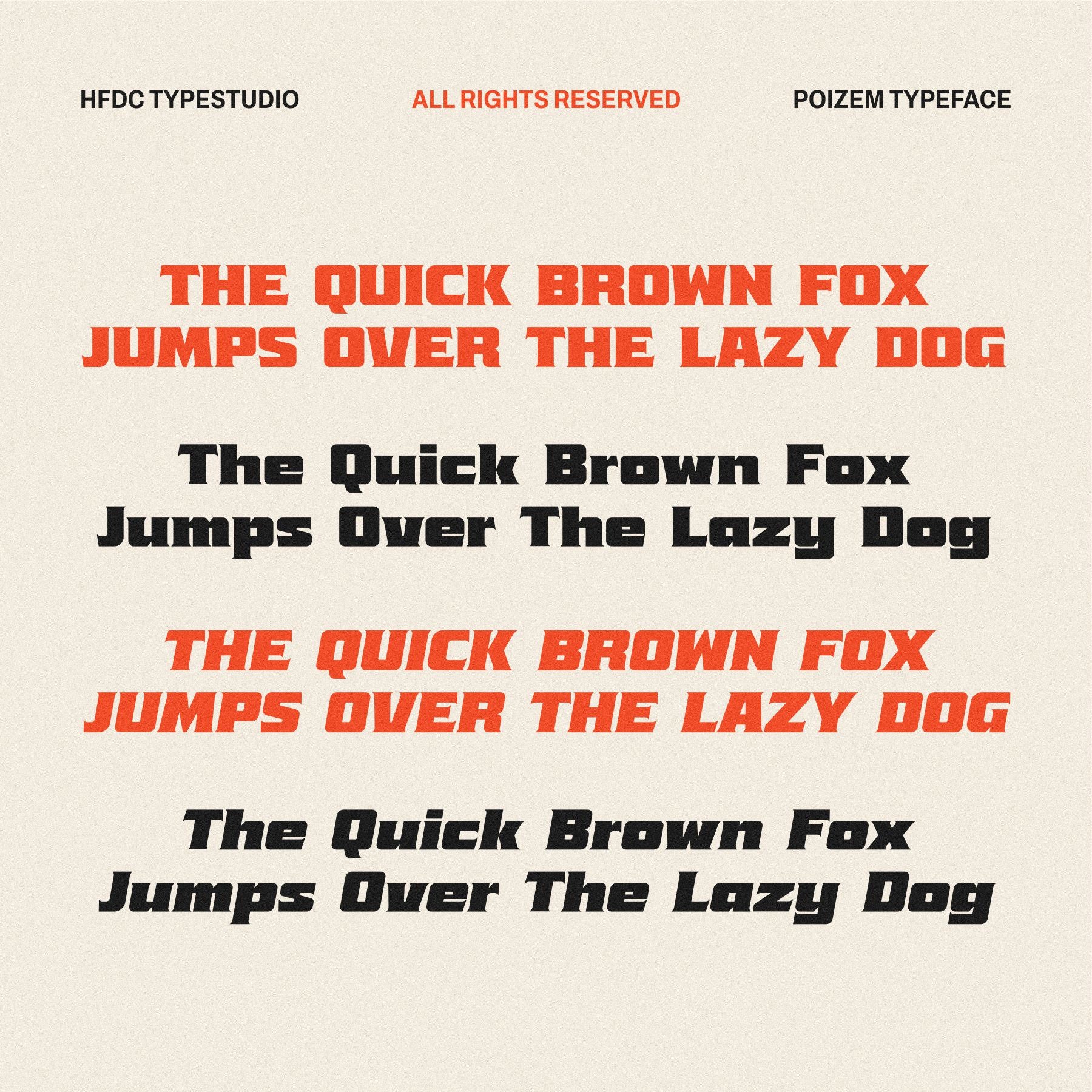 Poizem Serif Typeface