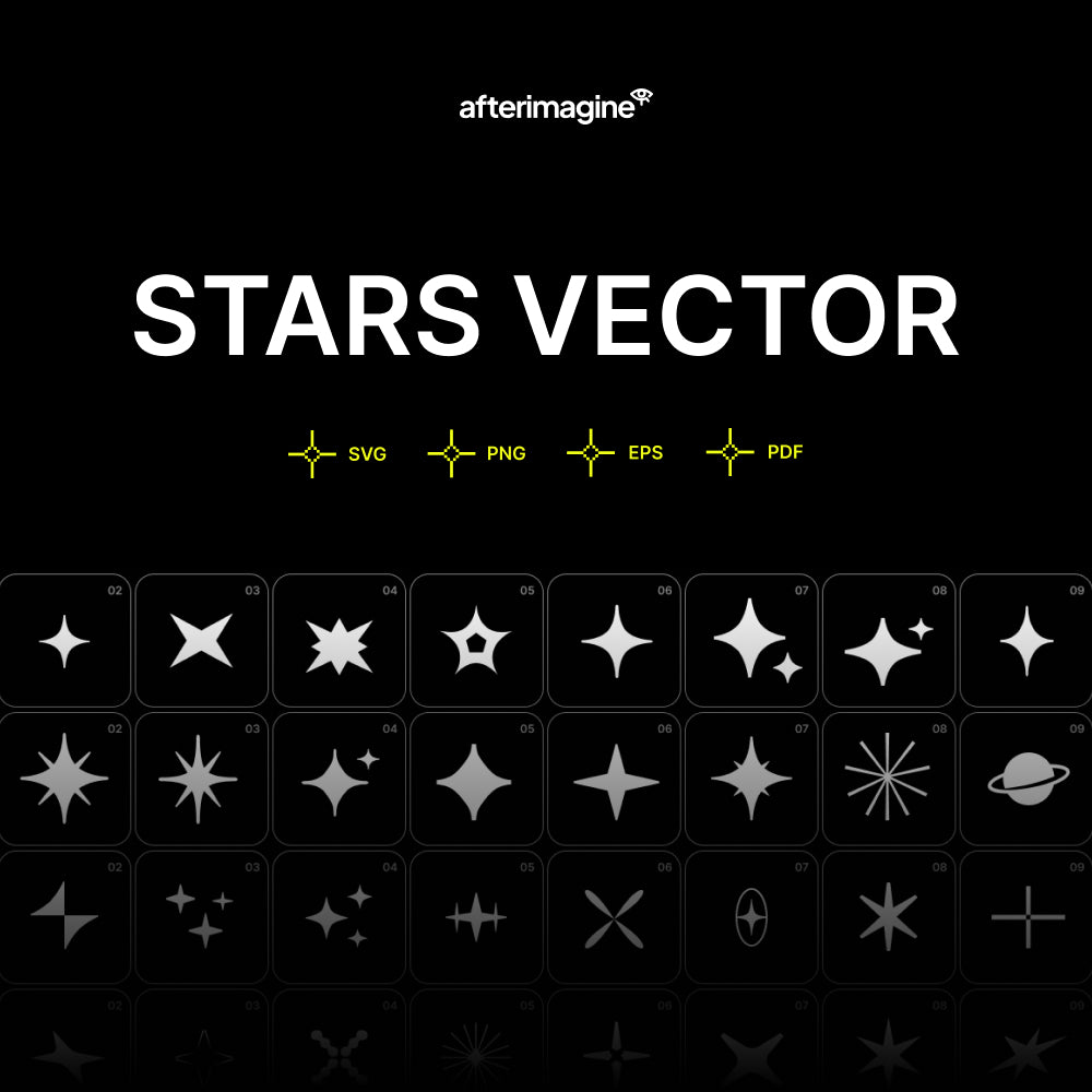 Stars Vector Icons Pack