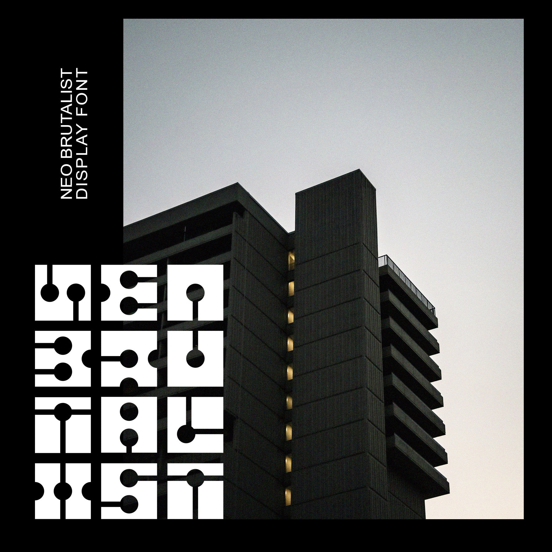 Neo Brutalist Display Font - secret-cache