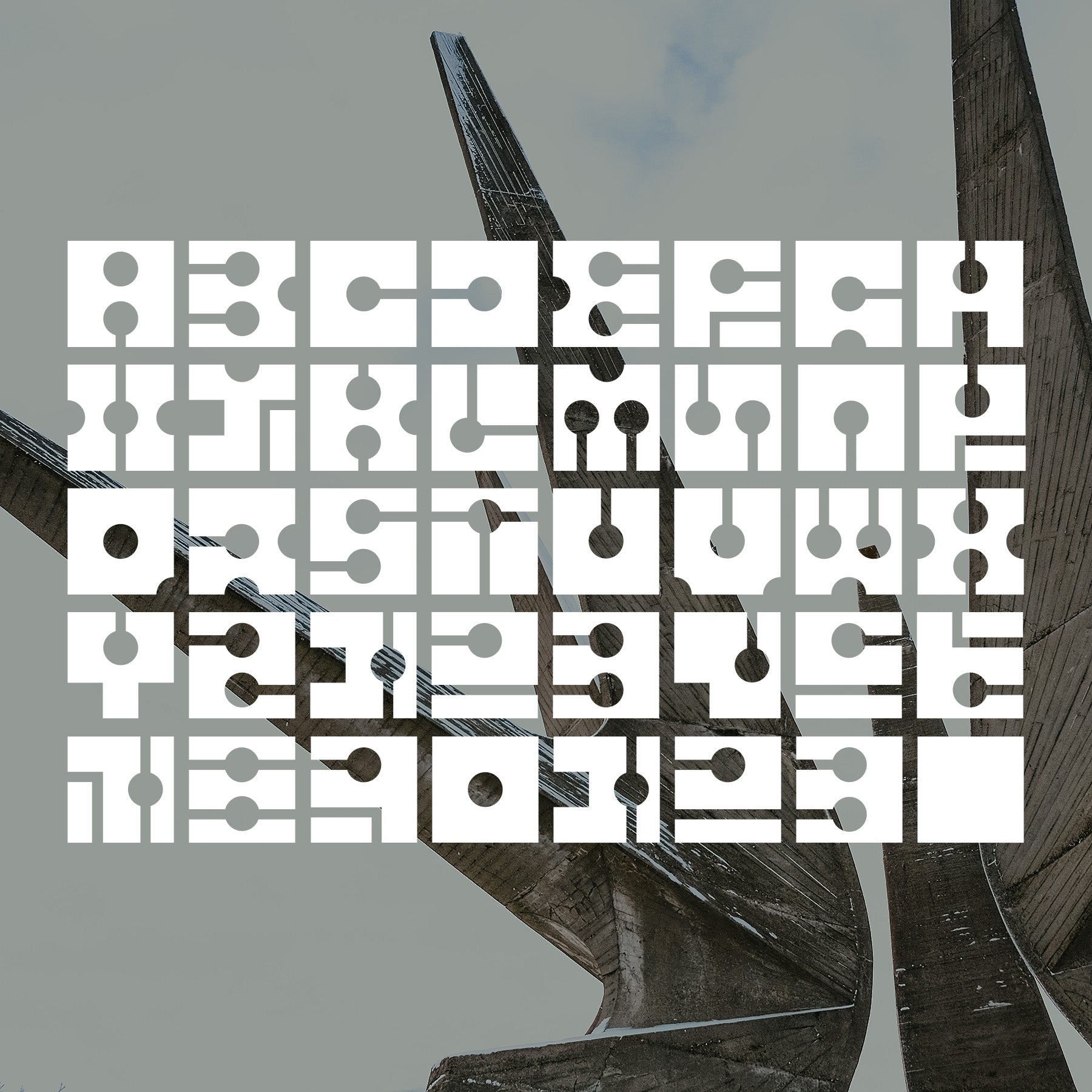 Neo Brutalist Display Font - secret-cache