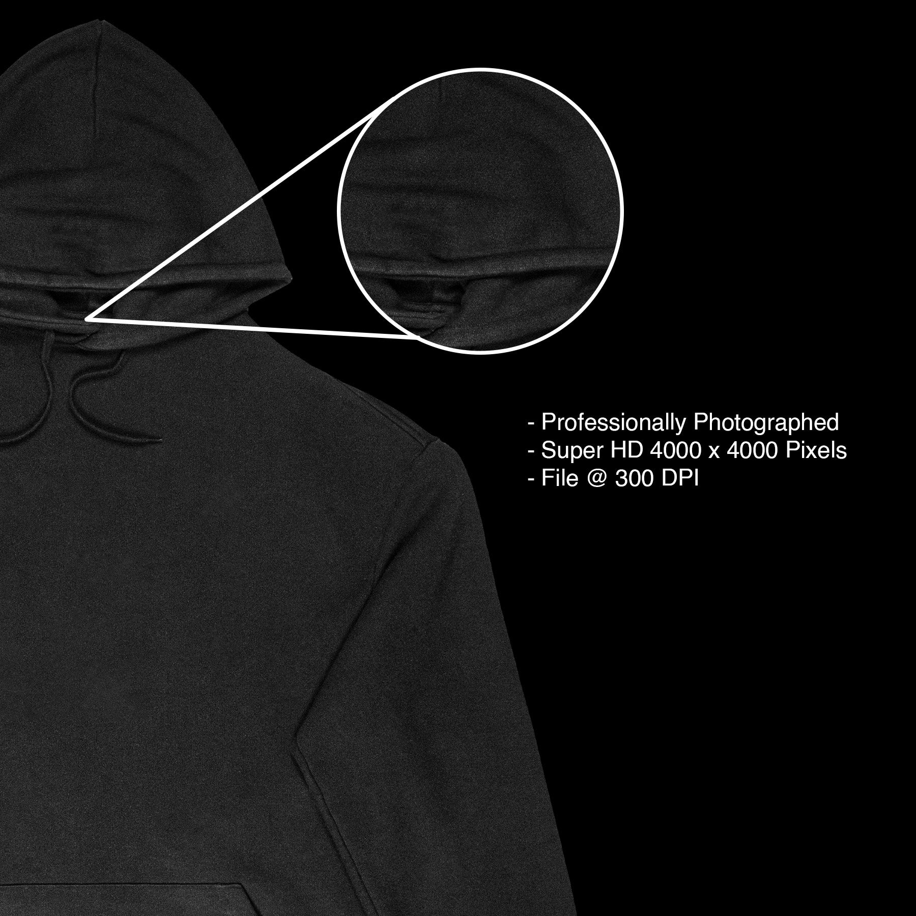 Hoodie with Elongated Sleeves Mockup - secret-cache