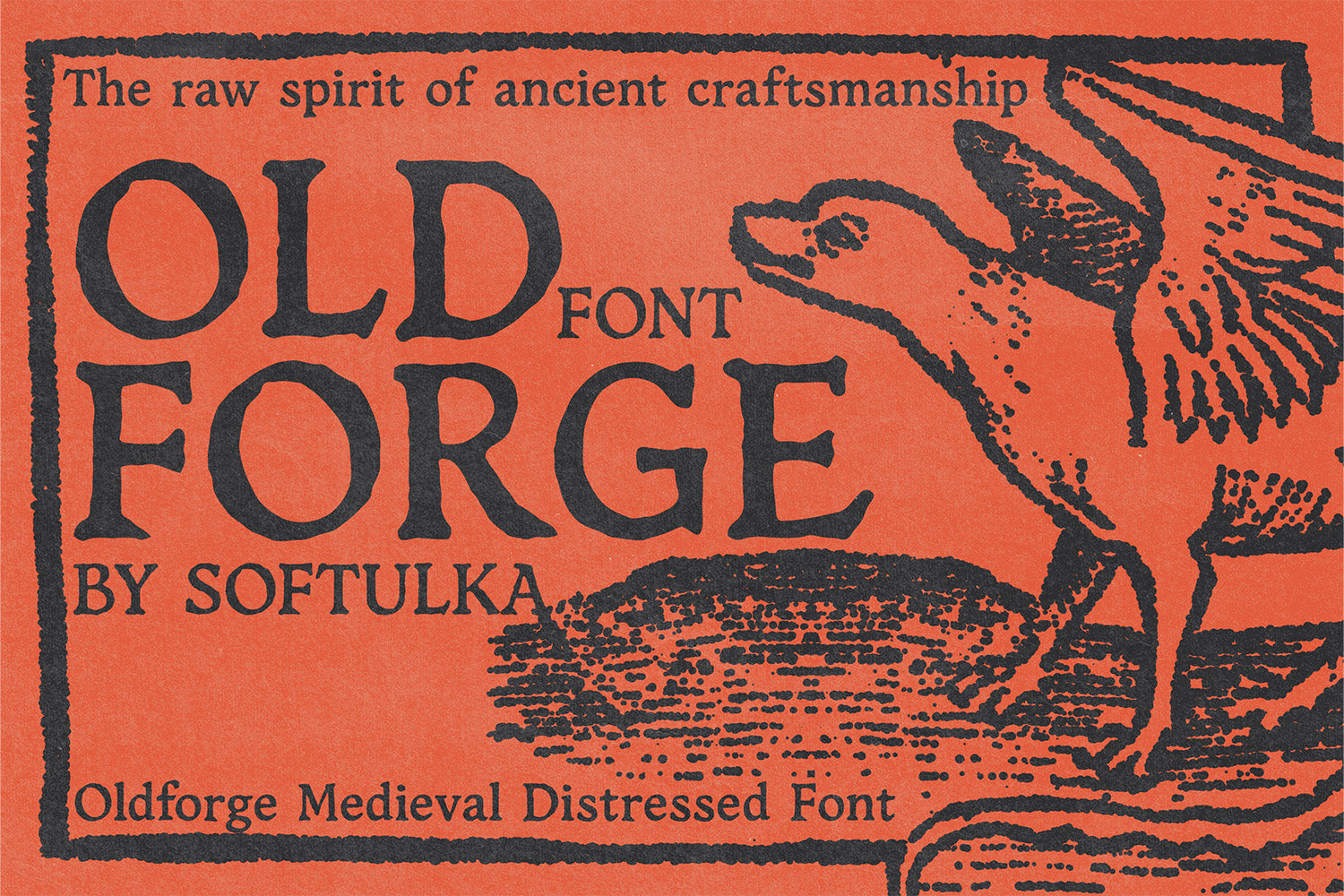 Oldforge Medieval Distressed Font - secret-cache