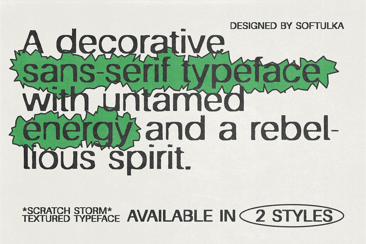 Scratch Storm Rebellious Textured Typeface - secret-cache