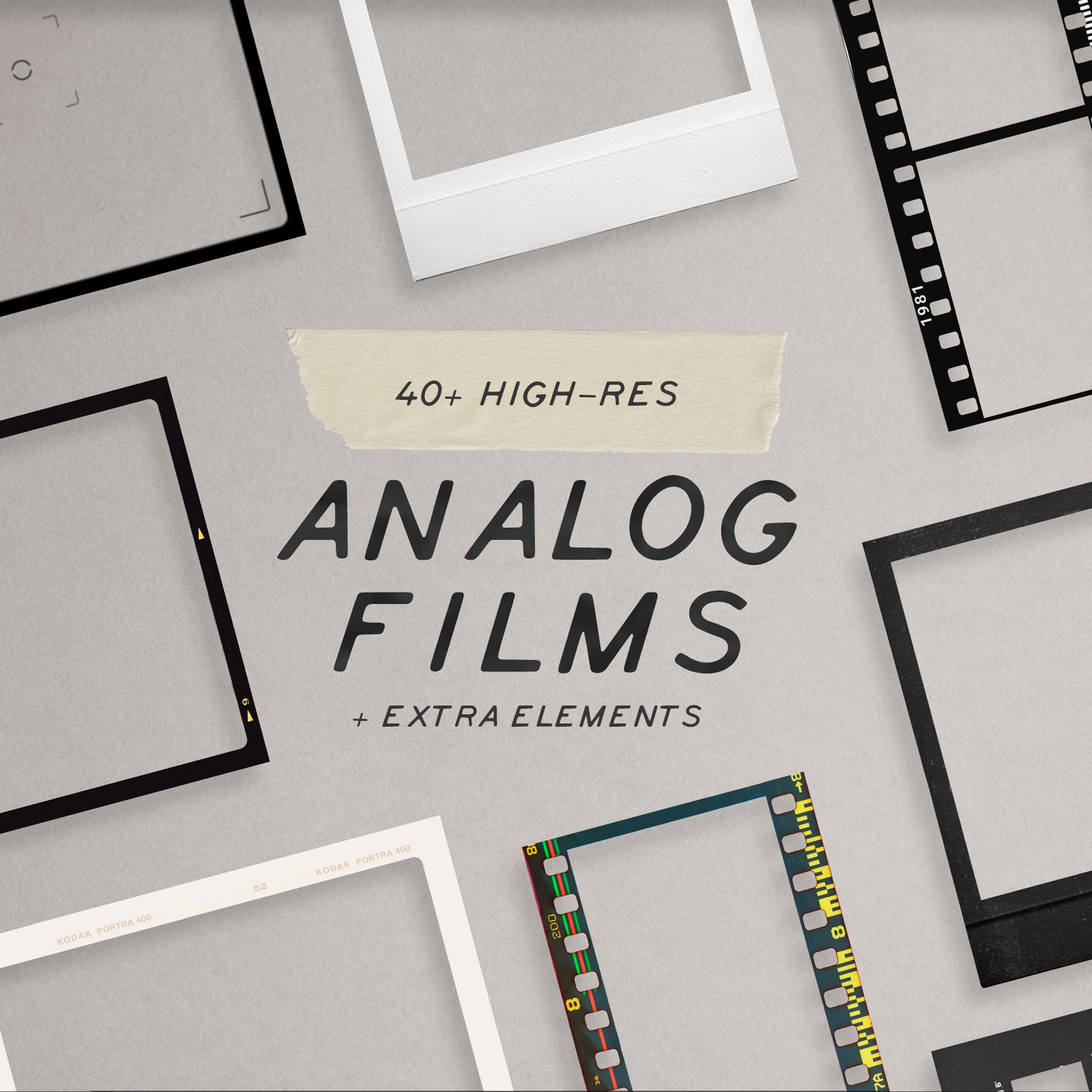 High Quality Film Frames Kit - secret-cache