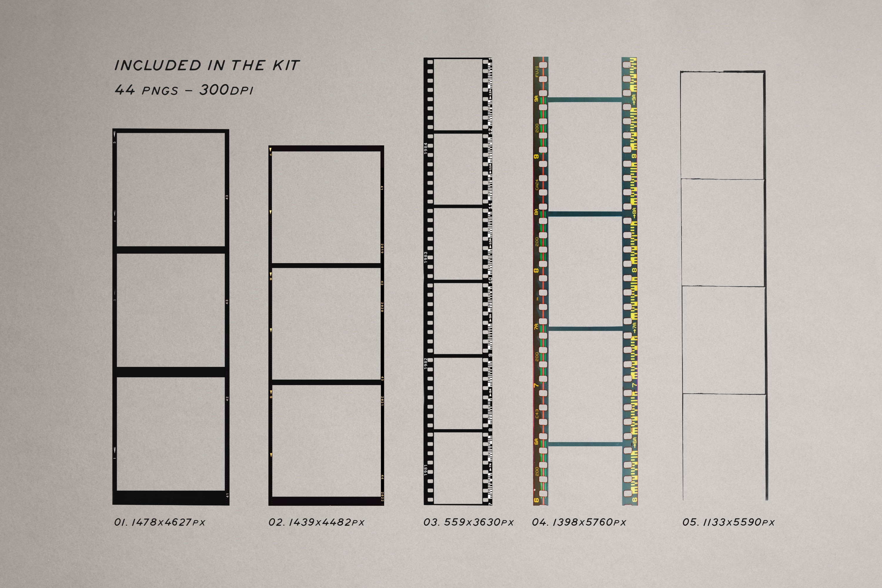 High Quality Film Frames Kit - secret-cache