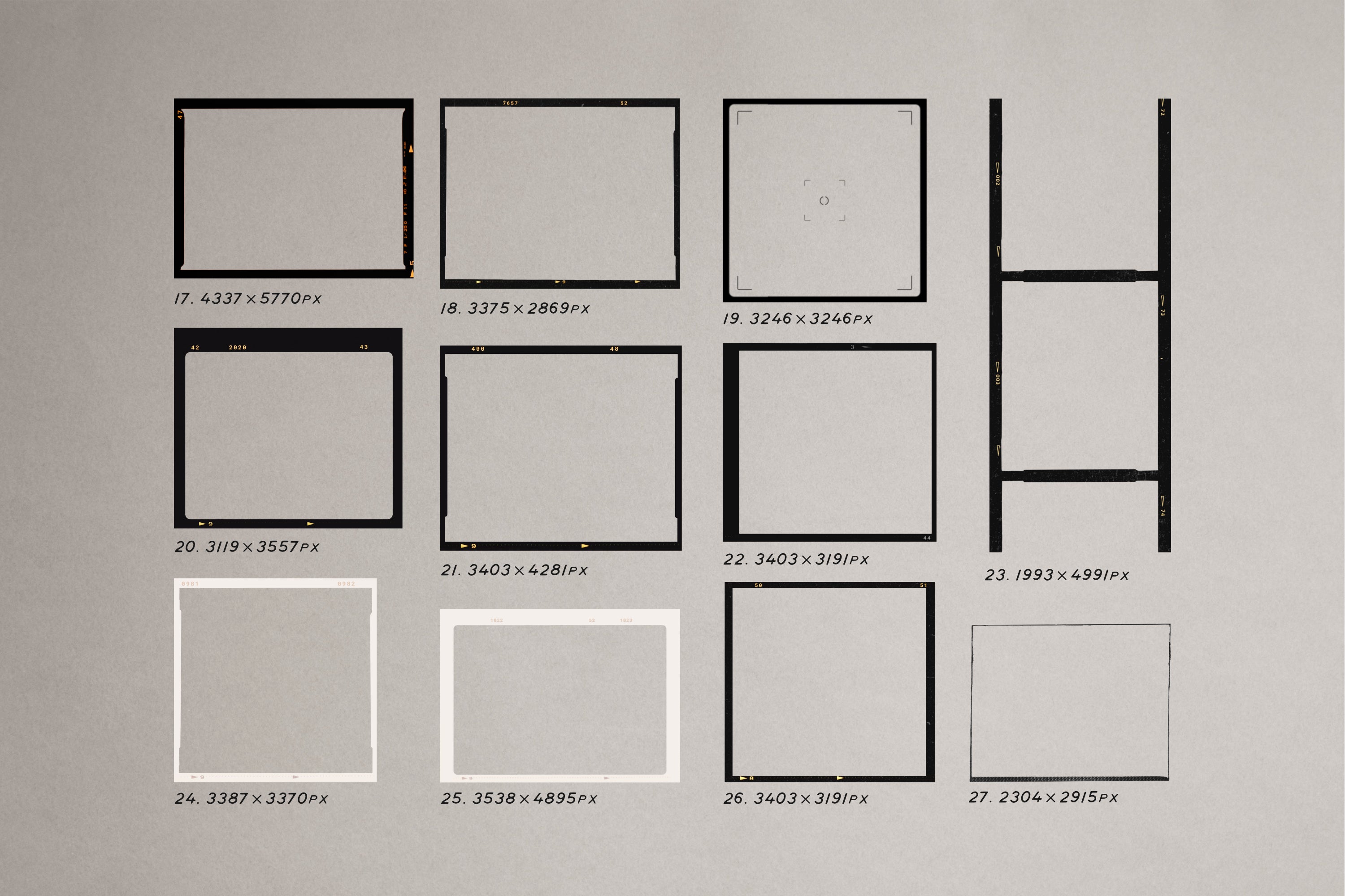 High Quality Film Frames Kit - secret-cache