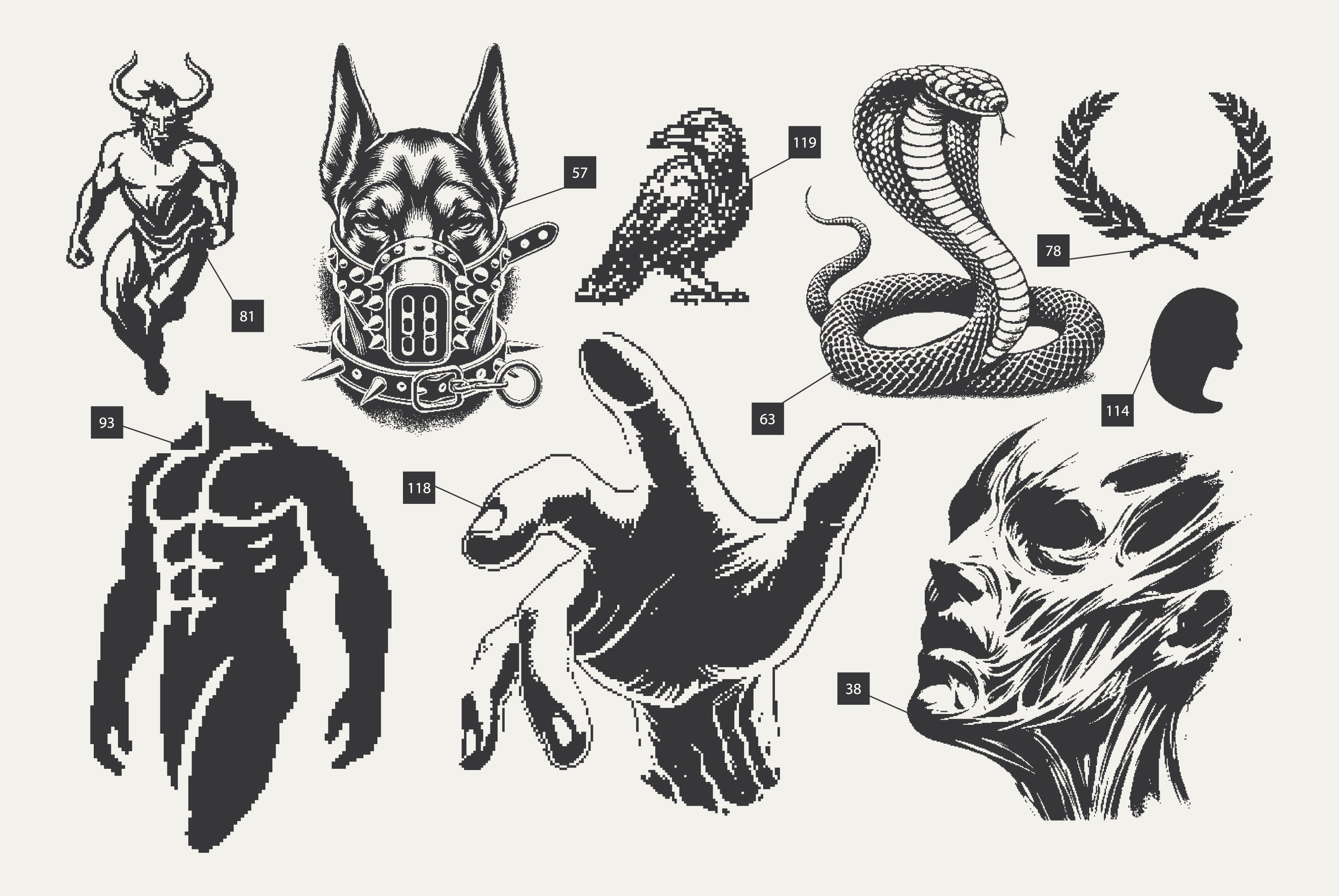 144 MysticPixels Graphic Pack - secret-cache