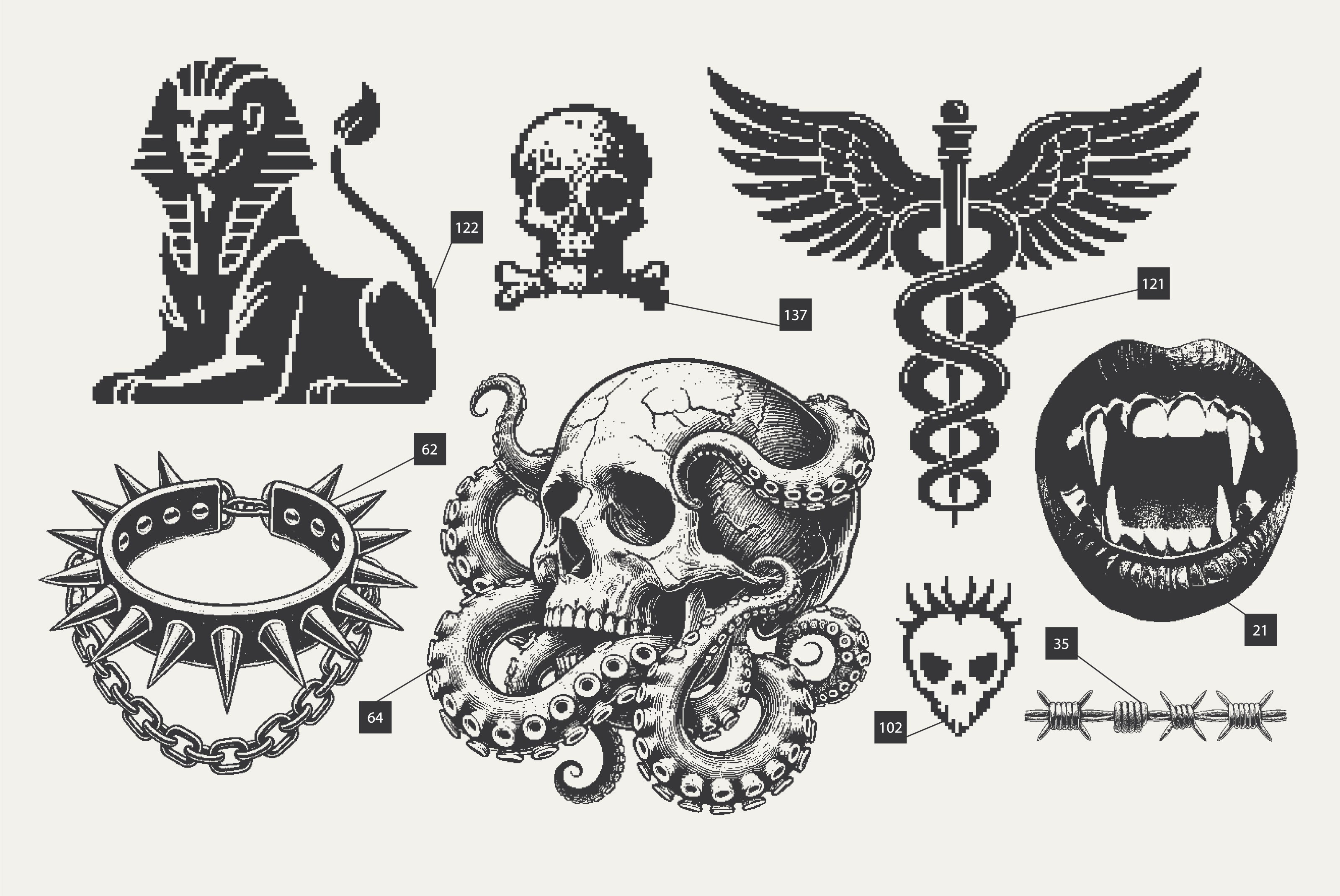 144 MysticPixels Graphic Pack - secret-cache
