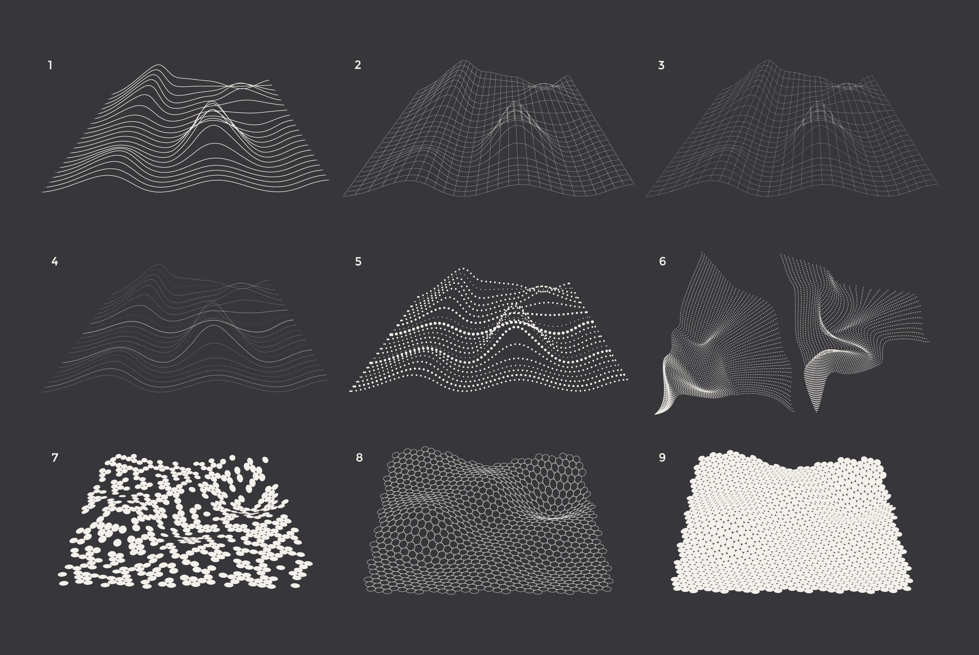 36 Technological Vector Shapes - secret-cache
