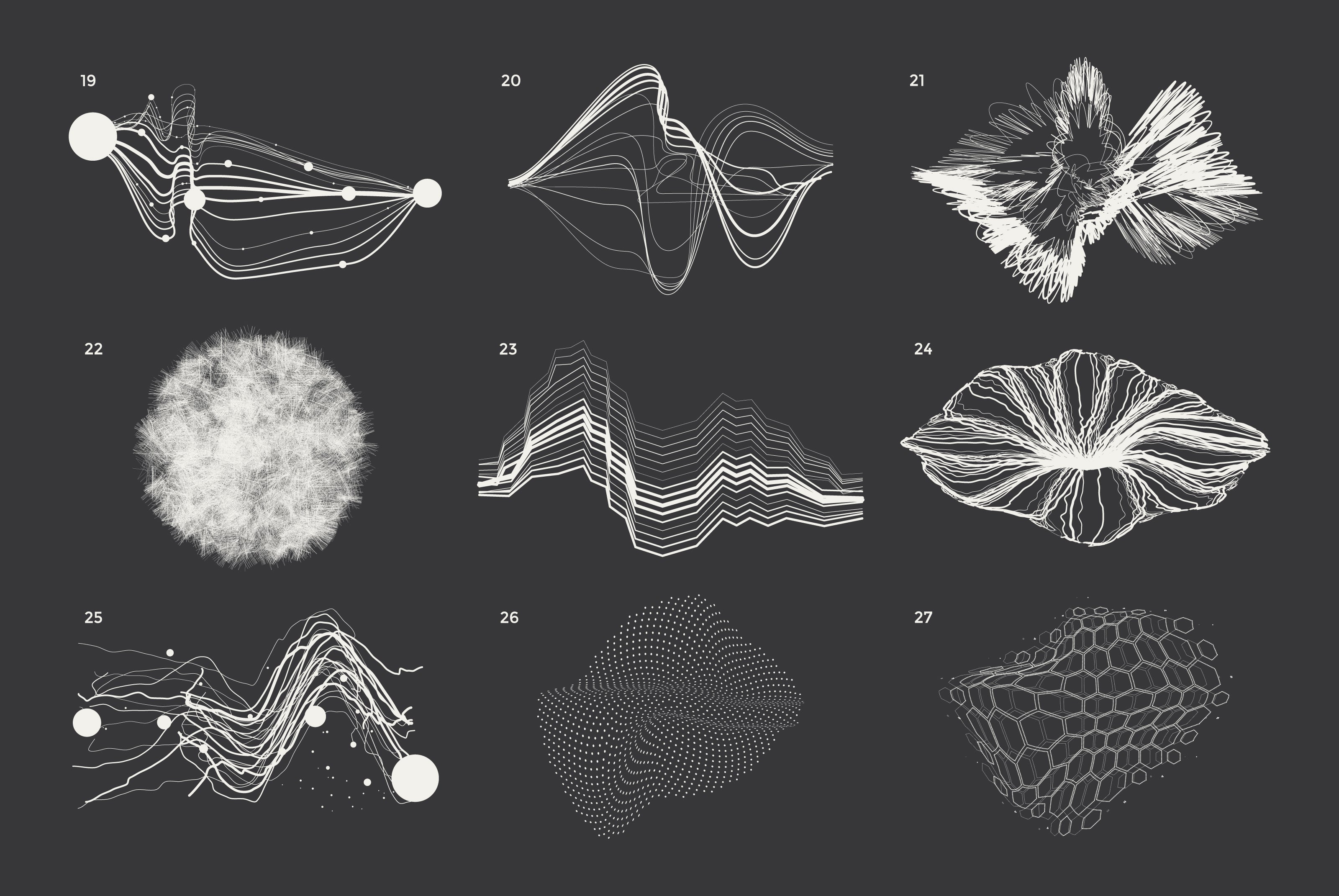 36 Technological Vector Shapes - secret-cache