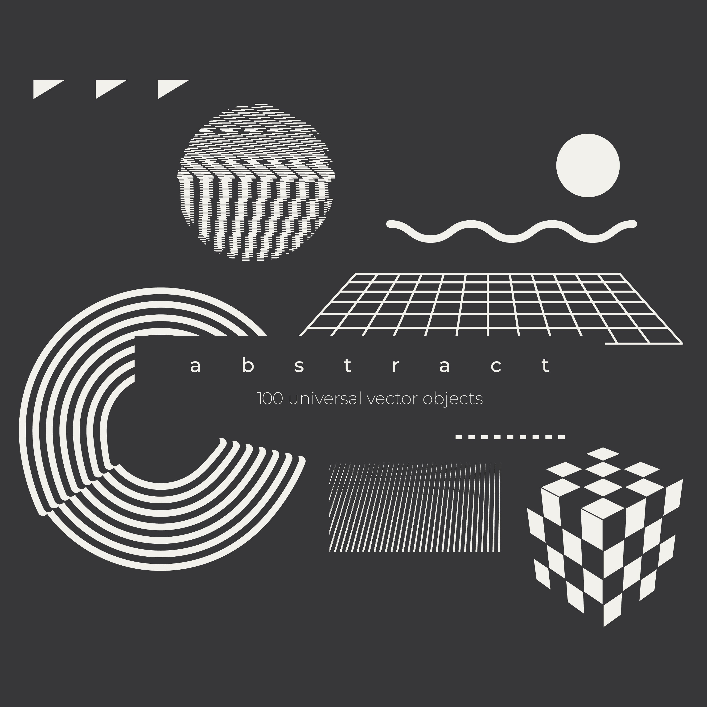 Abstract 100 Universal Vector Object - secret-cache