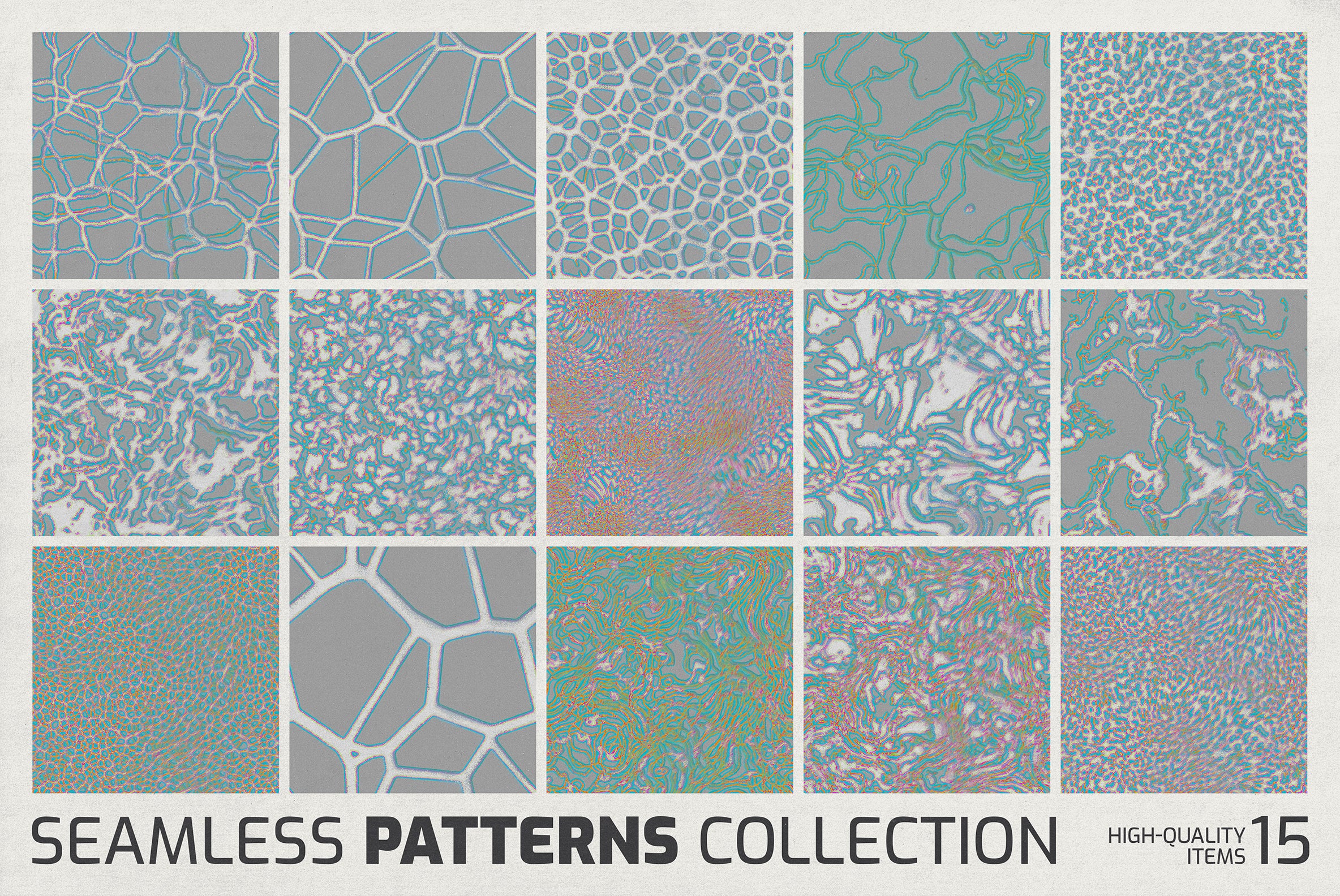 Flowtone Organic Seamless Patterns Collection - secret-cache