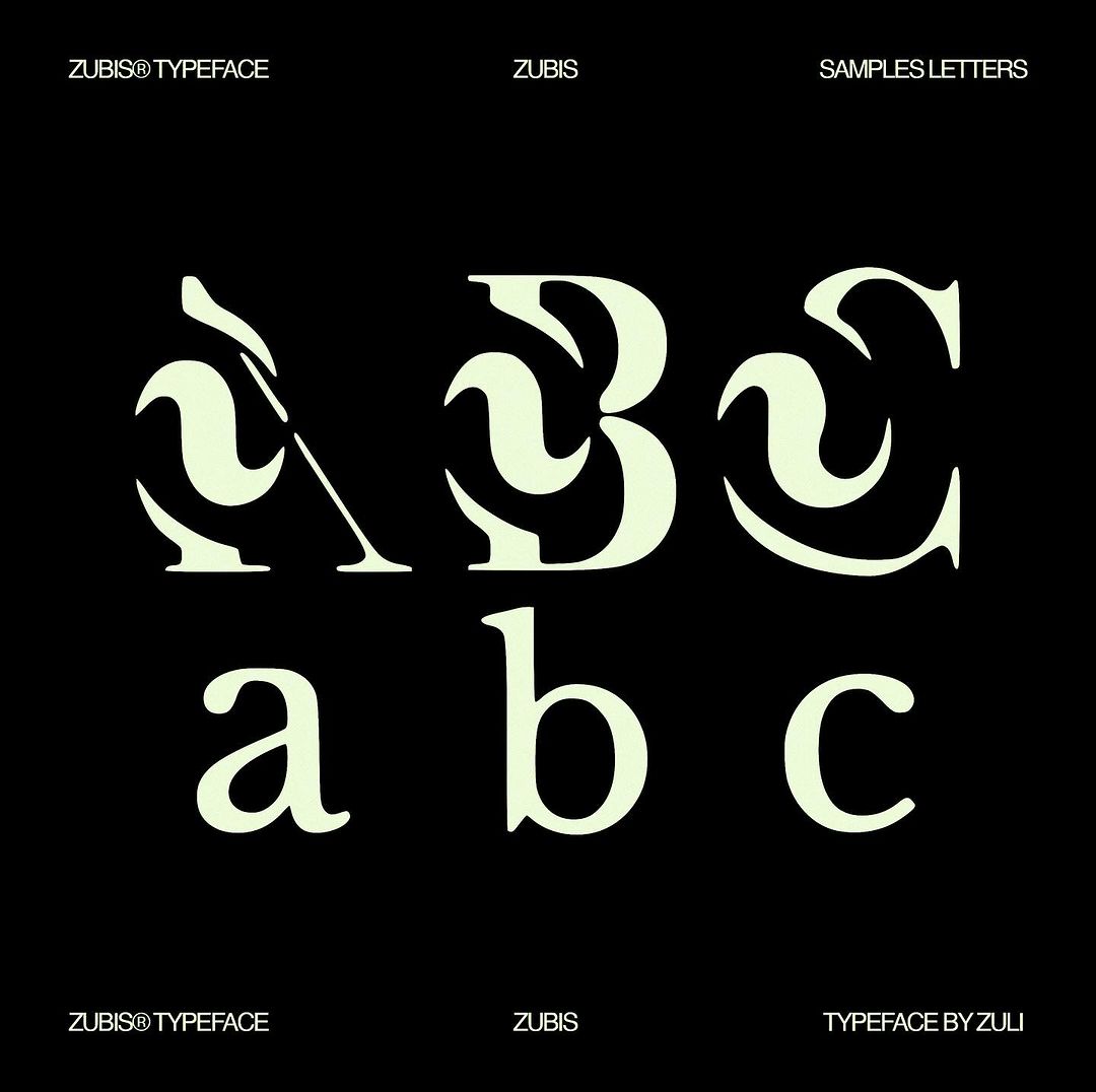 Zübis Typeface - secret-cache